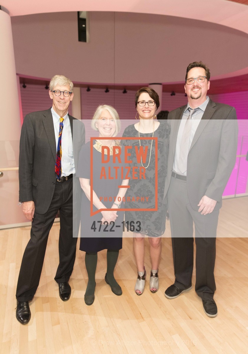 David Mahoney, Sandra Phillips, Erin O'Toole, Greg Magnussen, SFMOMA Art Bash, SFMOMA. 151 3rd St, April 29th, 2016, Photo #4722-1163 David Mahoney, Sandra Phillips, Erin O'Toole, Greg Magnussen, Photo #4722-1163