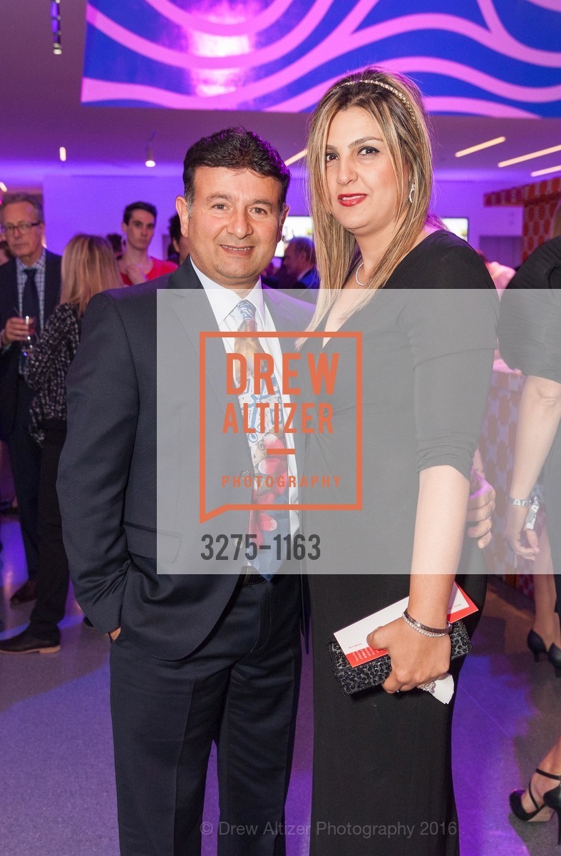 Saeed Shahmirzai, Fatima Shahmirzai, SFMOMA Art Bash, SFMOMA. 151 3rd St, April 29th, 2016, Photo #3275-1163 Saeed Shahmirzai, Fatima Shahmirzai, Photo #3275-1163