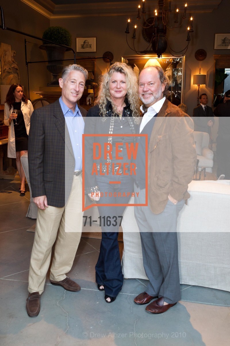 Jay van Dorn, Shirley Robinson, Stephen Brady, Restoration Hardware Opening the Gallery at the SF Design Center, US, September 23rd, 2010, Photo #71-11637 Jay van Dorn, Shirley Robinson, Stephen Brady, Photo #71-11637