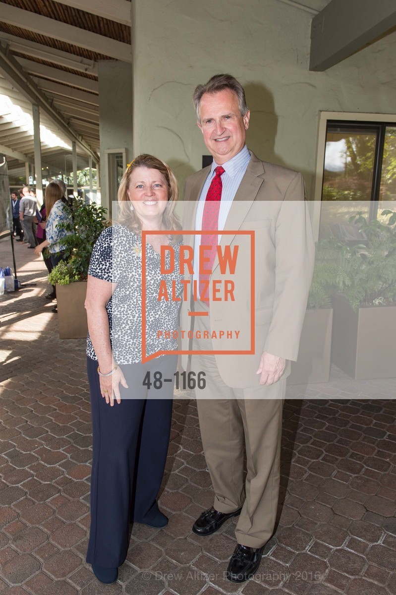 Debbie Wreyford, Ken Winans, ARCS Foundation Scholar Symposium, Quadrus Conference Center. 2400 Sand Hill Road, May 3rd, 2016, Photo #48-1166 Debbie Wreyford, Ken Winans, Photo #48-1166