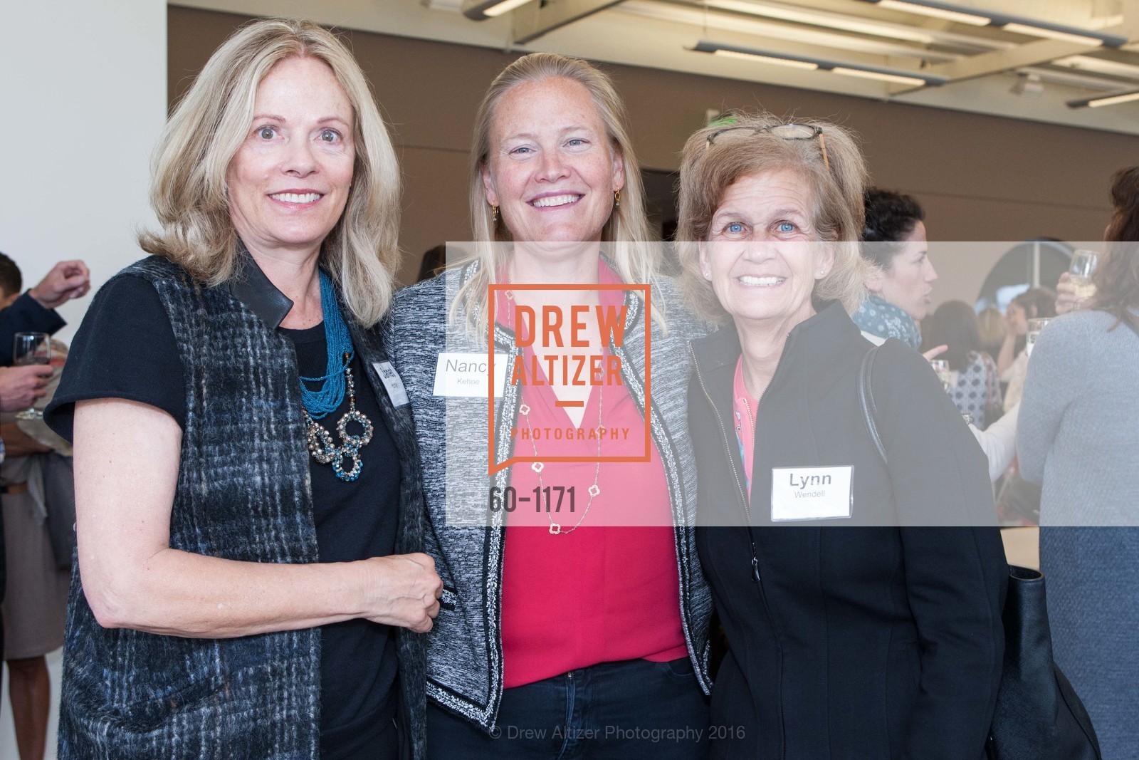 Janet Hunter, Nancy Kehoe, Lynn Wendell, Center for Reproductive Rights Benefit, Presidio Observation Post, May 3rd, 2016, Photo #60-1171 Janet Hunter, Nancy Kehoe, Lynn Wendell, Photo #60-1171