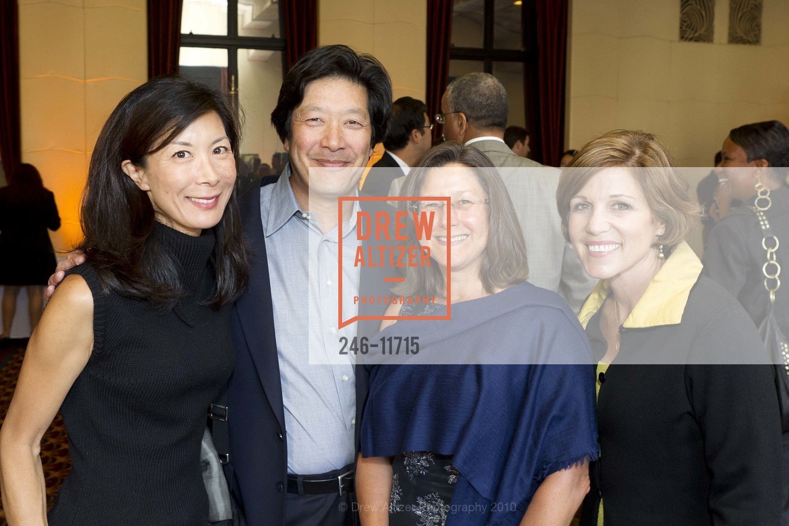 Patti Lee, Paul Tomita, Ellen Warms, Laura Zimmerman, Bayview/Hunters Point YMCA Annual Benefit Awards Gala and Auction, US, June 15th, 2010, Photo #246-11715 Patti Lee, Paul Tomita, Ellen Warms, Laura Zimmerman, Photo #246-11715
