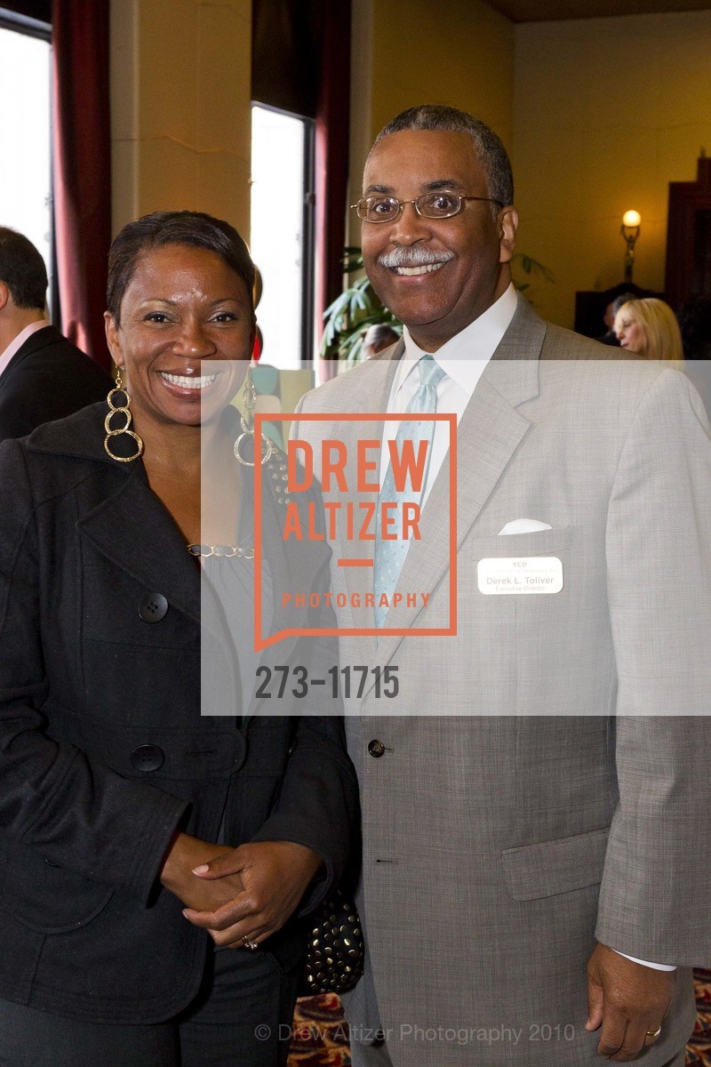 Fathina Holmes, Derek Toliver, Bayview/Hunters Point YMCA Annual Benefit Awards Gala and Auction, US, June 15th, 2010, Photo #273-11715 Fathina Holmes, Derek Toliver, Photo #273-11715