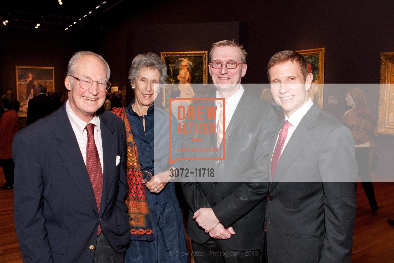 Richard Goss, Michele Goss, Guy Cogeval, John Buchanan, Van Gogh, Gauguin Cezanne Opening Party, US, September 23rd, 2010, Photo #3072-11718 Richard Goss, Michele Goss, Guy Cogeval, John Buchanan, Photo #3072-11718