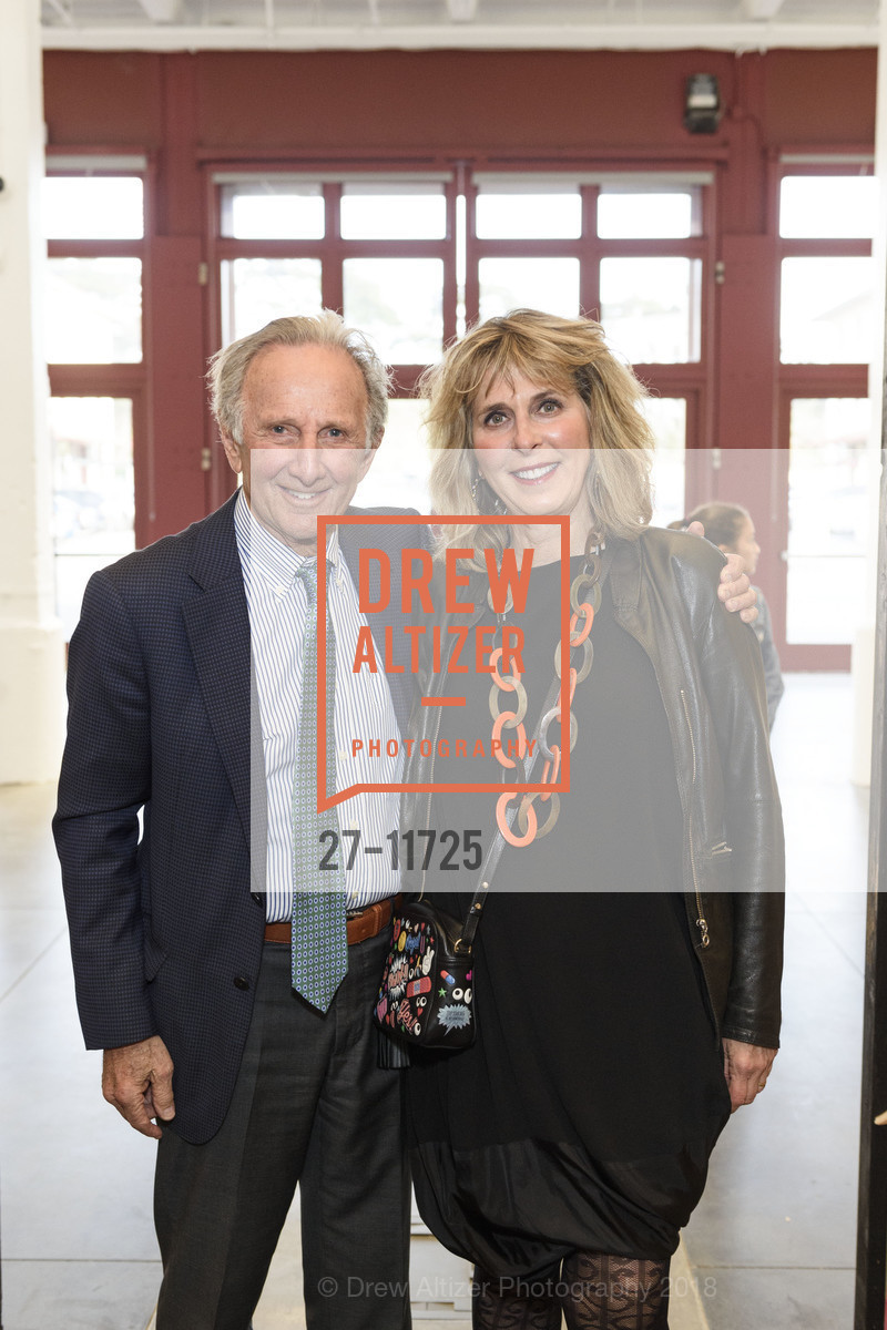 Donald Kay, Bonnie Levinson, San Francisco Art Institute's MFA Exhibition Vernissage 2018, SFAI Fort Mason Campus. Pier 2, Fort Mason, May 10th, 2018, Photo #27-11725 Donald Kay, Bonnie Levinson, Photo #27-11725