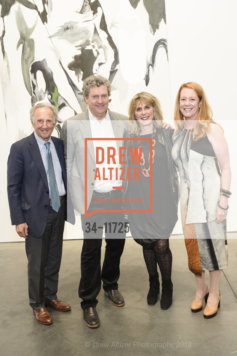 Donald Kay, Gordon Knox, Bonnie Levinson, Pam Rorke Levy, San Francisco Art Institute's MFA Exhibition Vernissage 2018, SFAI Fort Mason Campus. Pier 2, Fort Mason, May 10th, 2018, Photo #34-11725 Donald Kay, Gordon Knox, Bonnie Levinson, Pam Rorke Levy, Photo #34-11725