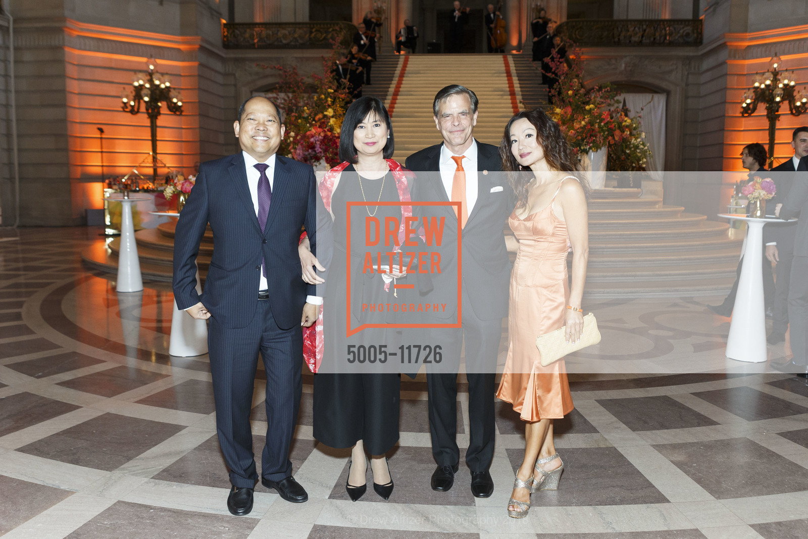 Ben Loanzon, Jolyna Loanzon, Annie Zhang, Dan Morrissette, Humankindness Gala 2018, San Francisco City Hall. 1 Dr Carlton B Goodlett Pl, May 10th, 2018, Photo #5005-11726 Ben Loanzon, Jolyna Loanzon, Annie Zhang, Dan Morrissette, Photo #5005-11726