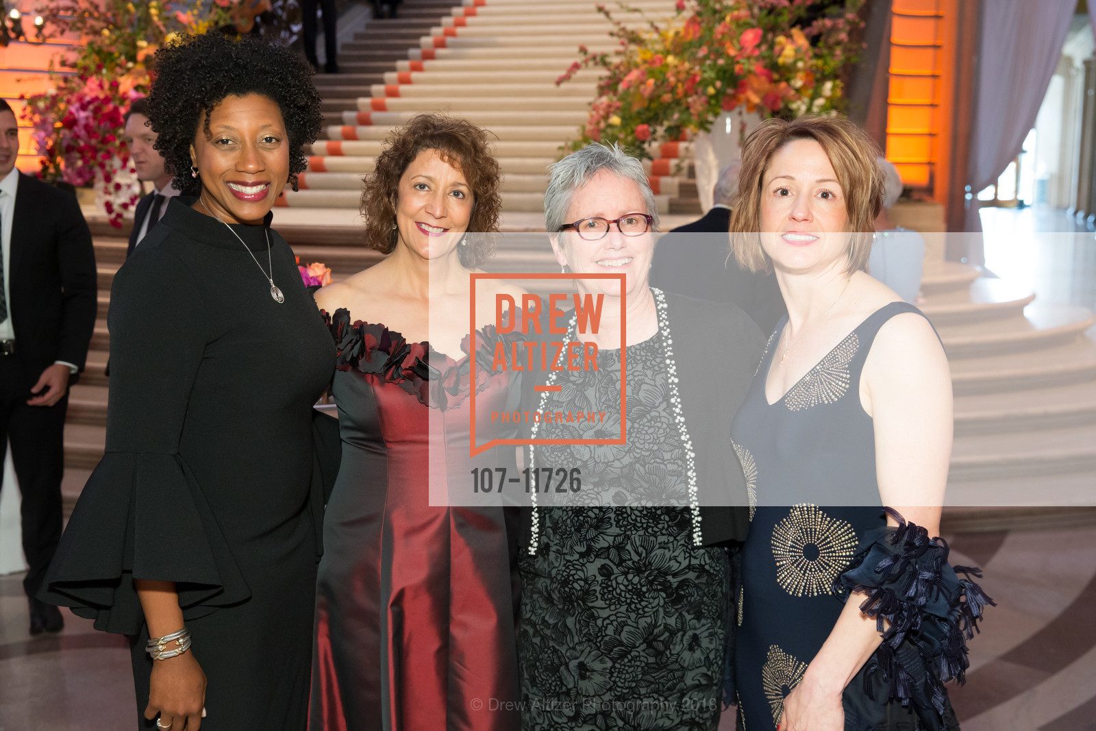 Wanda Cole-Freeman, Liz Keith, Gail White, Annette Lorenzi, Humankindness Gala 2018, San Francisco City Hall. 1 Dr Carlton B Goodlett Pl, May 10th, 2018, Photo #107-11726 Wanda Cole-Freeman, Liz Keith, Gail White, Annette Lorenzi, Photo #107-11726