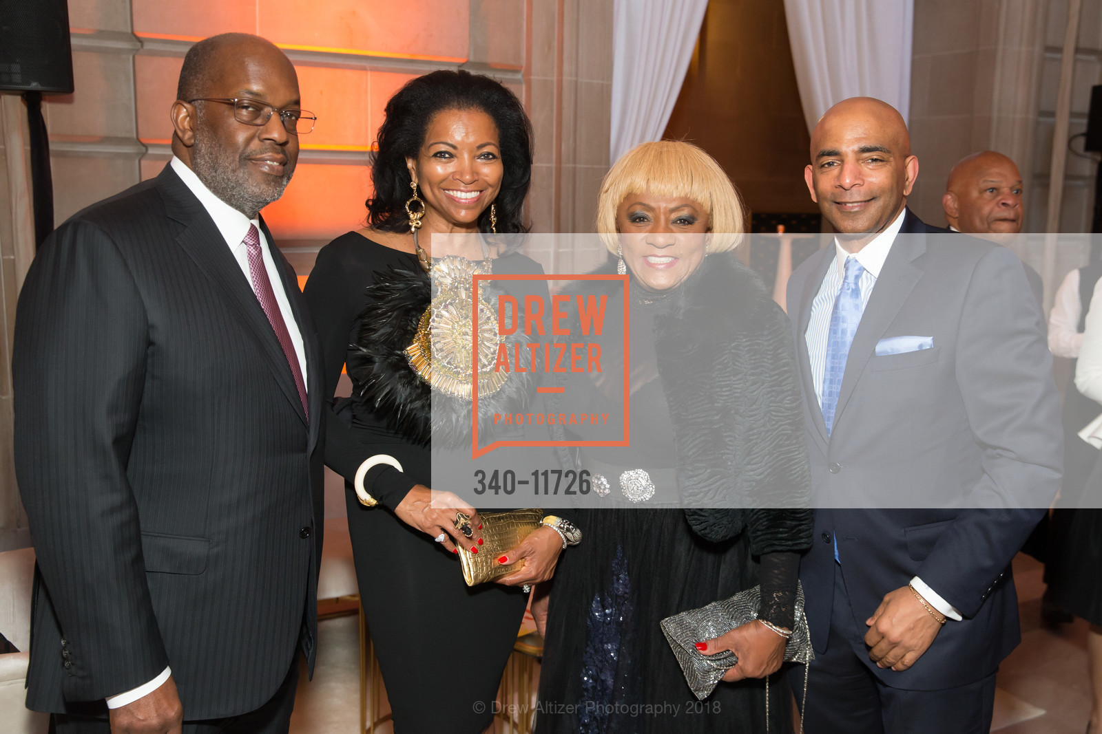 Bernard Tyson, Denise Bradley-Tyson, Brenda Wright, Steve Bowdry, Photo #340-11726