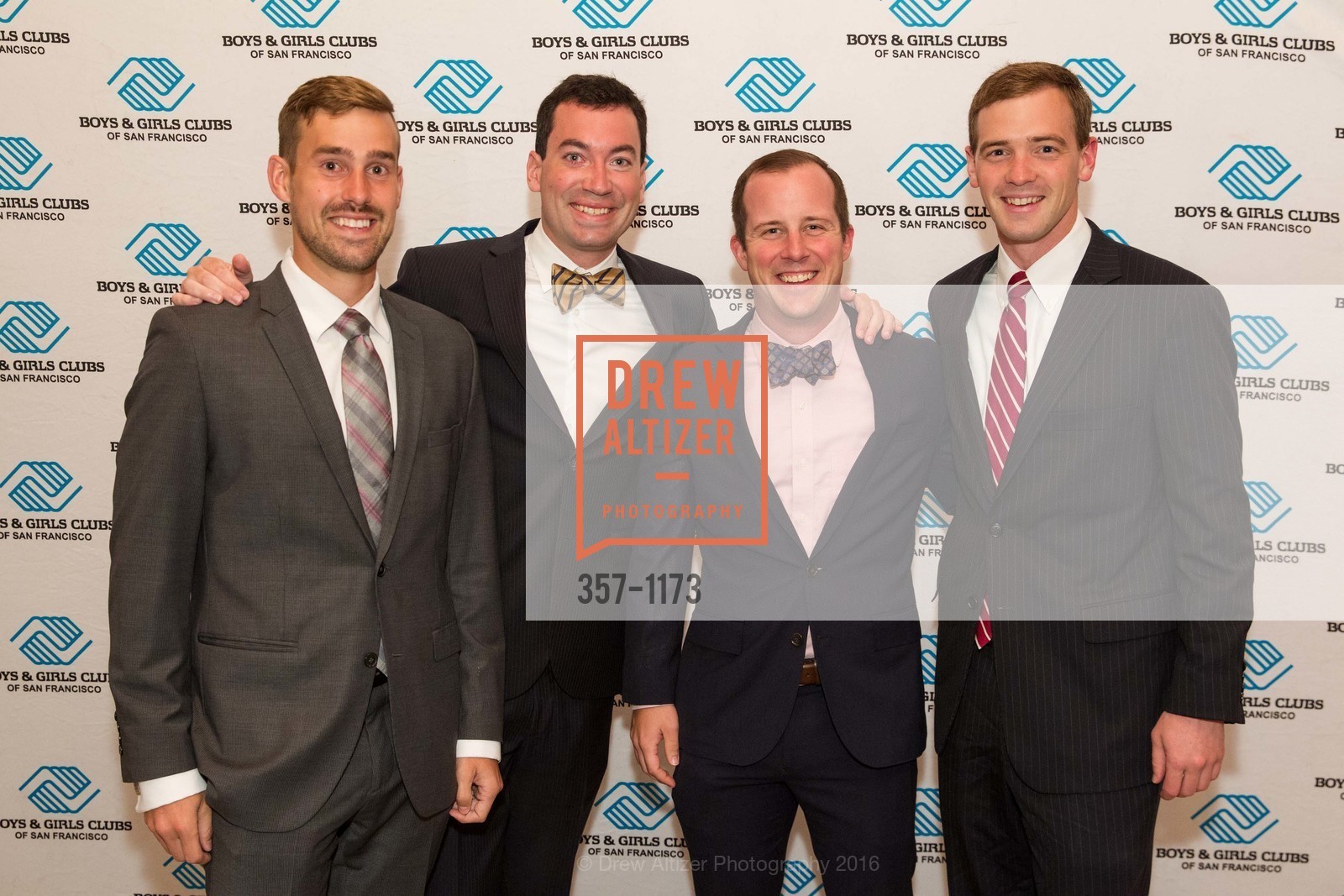 Eric Meyer, Michael Henderson, Nick Long, Will Bondurant, Boys & Girls Clubs of San Francisco's 2016 Annual Gala, The Fairmont Hotel. 950 Mason St, May 6th, 2016, Photo #357-1173 Eric Meyer, Michael Henderson, Nick Long, Will Bondurant, Photo #357-1173