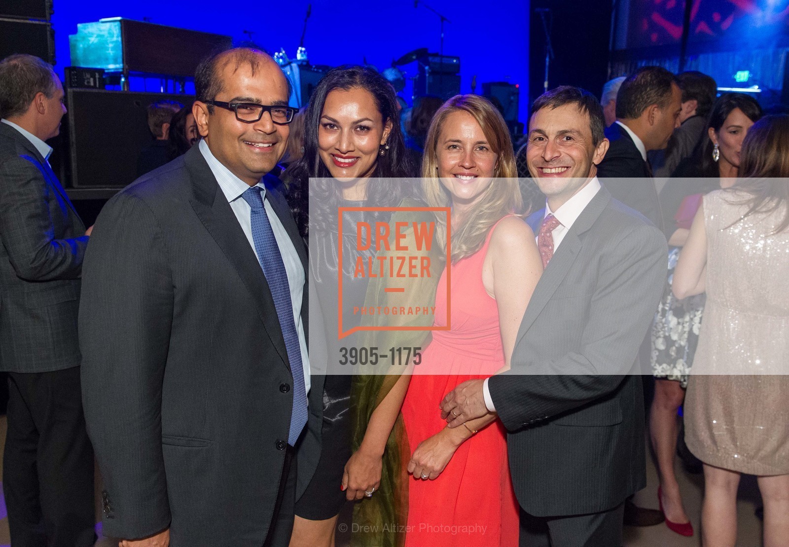 Varun Marya, Rashmi Marya, Kim Beck, Doug Beck, 2016 Tipping Point Benefit, Bill Graham Civic Auditorium, Photo #3905-1175 Varun Marya, Rashmi Marya, Kim Beck, Doug Beck, Photo #3905-1175