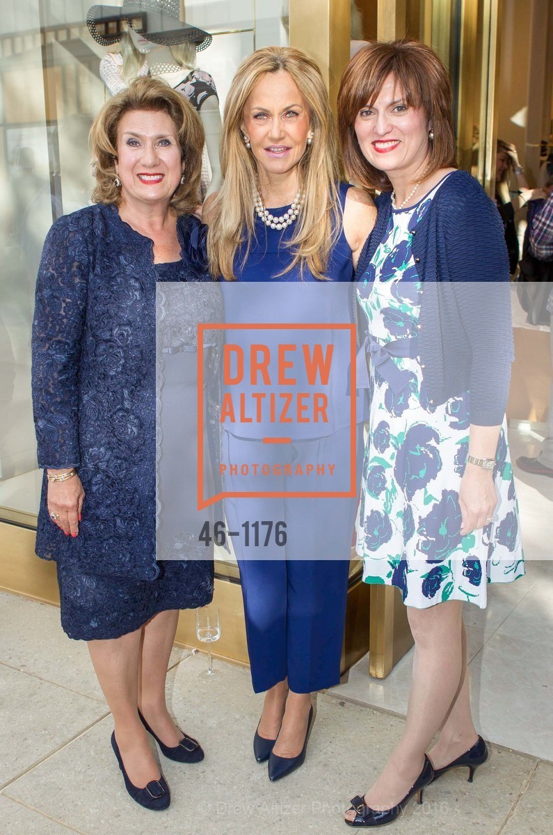 Irene Oykhman, Nicoletta Spagnoli, Julia Schloss, Luisa Spagnoli Grand Opening, Luisa Spagnoli. 180 El Camino Road, Suite 1115, Palo Alto, CA 94304, May 5th, 2016, Photo #46-1176 Irene Oykhman, Nicoletta Spagnoli, Julia Schloss, Photo #46-1176