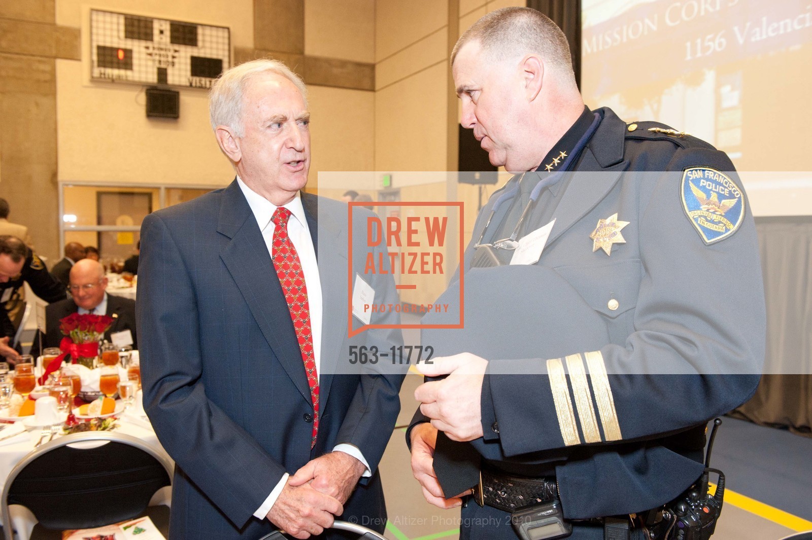 Hans Surber, Tom Shawyer, THE SALVATION ARMY'S Seventh Annual San Francisco Holiday Luncheon, US, November 18th, 2010, Photo #563-11772 Hans Surber, Tom Shawyer, Photo #563-11772