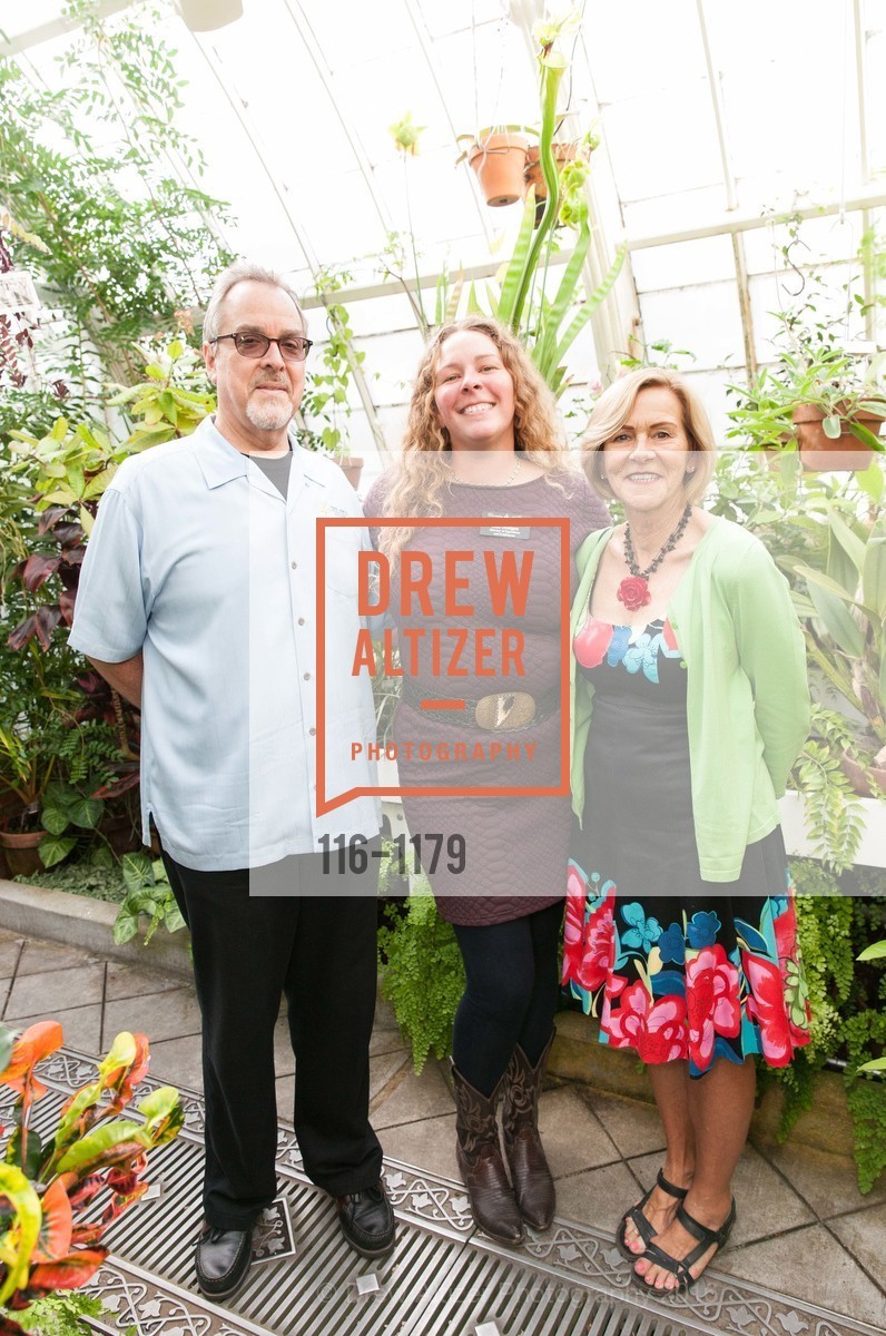 John Brusher, Lau Hodges, Mary Jane Brusher, Conservatory of Flowers' Gala Under Glass, Conservatory of Flowers. 100 John F. Kennedy Drive, May 5th, 2016, Photo #116-1179 John Brusher, Lau Hodges, Mary Jane Brusher, Photo #116-1179