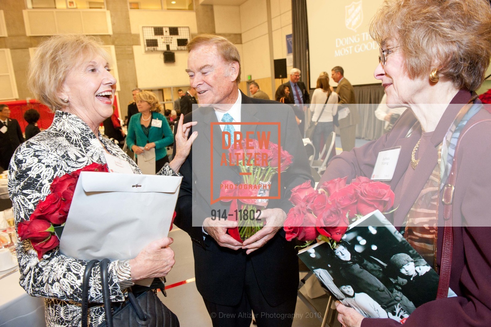 Judith Heuser, Mayor Frank Jordan, Barbara Wanvig, Photo #914-11802