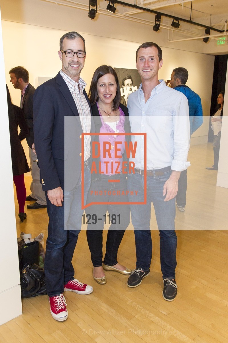 John Derryberry, Lisa Auslen, Todd Standley, Reception & Dinner for Damian Elwes and Shawn Huckins, Modernism. 685 Market St #290, Photo #129-1181 John Derryberry, Lisa Auslen, Todd Standley, Photo #129-1181