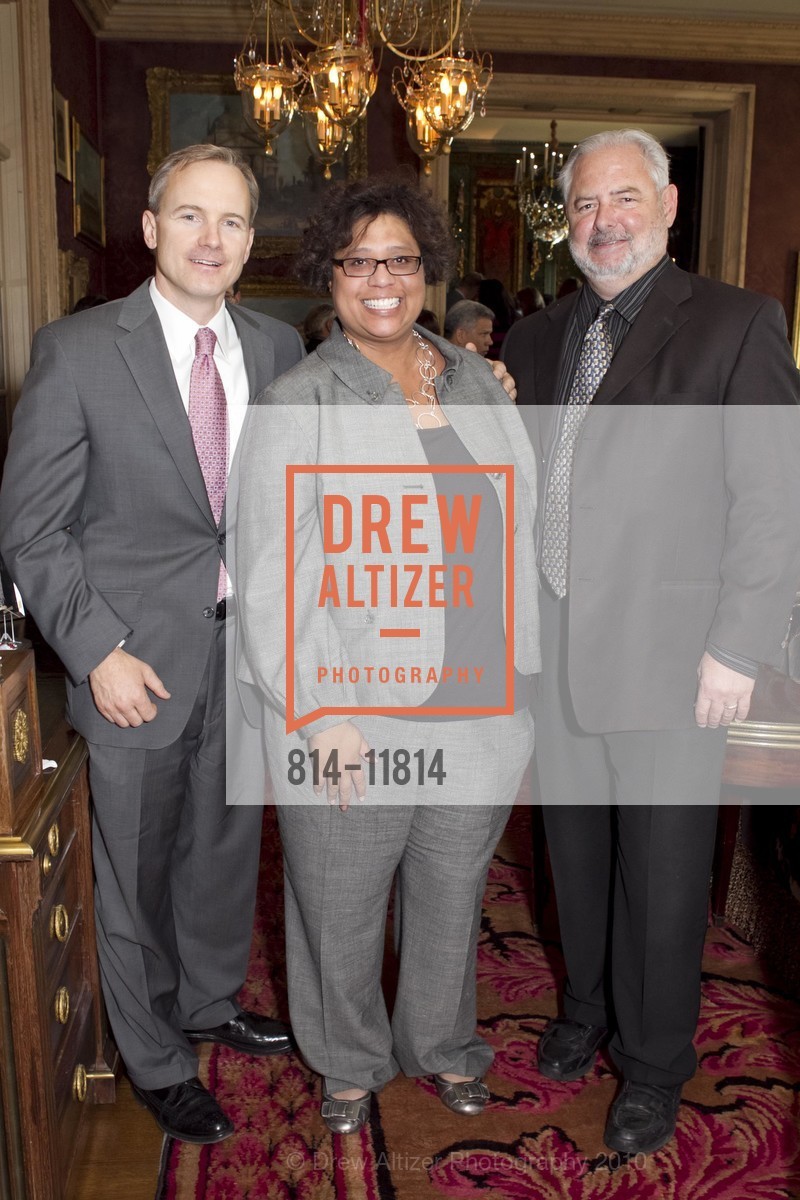 Mark Krausse, Alicia Bert, Tom Guarino, Ann & Gordon Getty Host Robert Downey Jr, and Jerry Brown to Benefit OAKLAND SCHOOL FOR THE ARTS, Private Residence, May 12th, 2010, Photo #814-11814 Mark Krausse, Alicia Bert, Tom Guarino, Photo #814-11814
