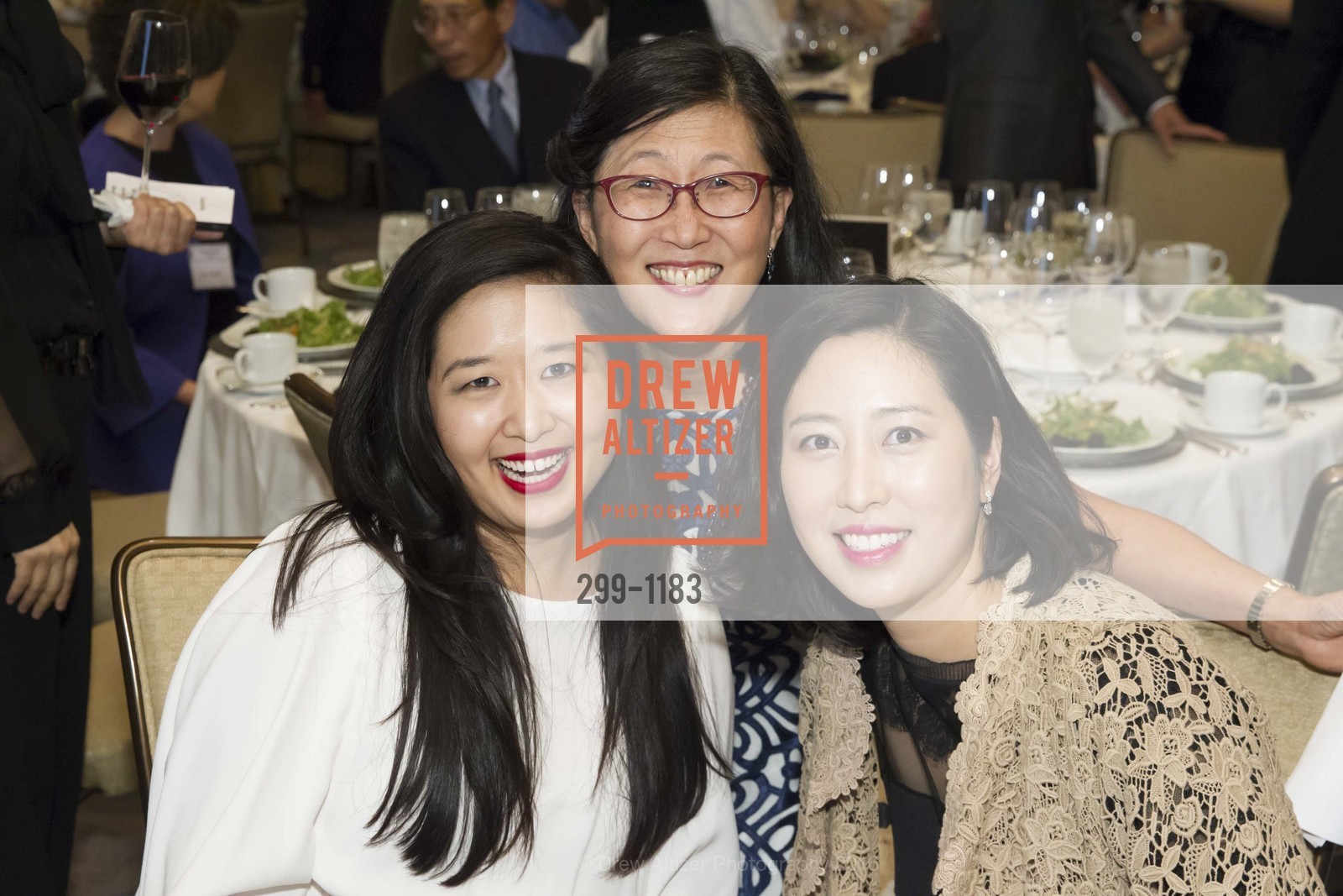 Caroline Shin, Eun-Joo Chong, Yehbing Song, KACF-SF Inaugural Gala, Four Seasons. 757 Market St, San Francisco, CA 94103, May 7th, 2016, Photo #299-1183 Caroline Shin, Eun-Joo Chong, Yehbing Song, Photo #299-1183
