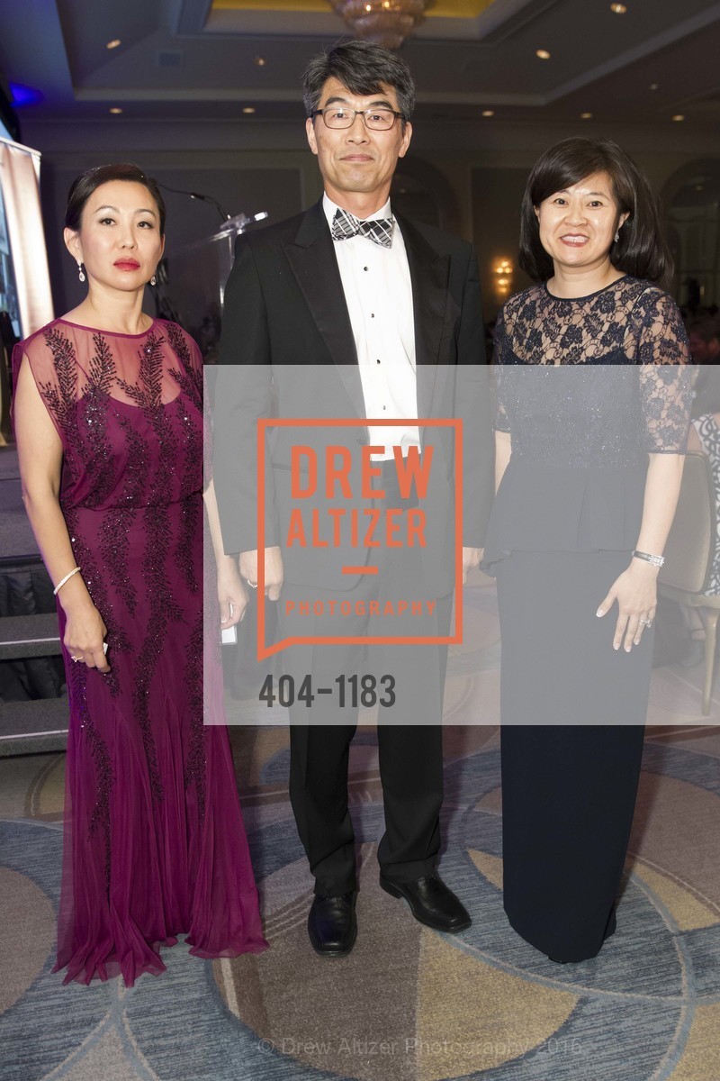 Heayoon Woo, Perry Ha, Lillian Chun, KACF-SF Inaugural Gala, Four Seasons. 757 Market St, San Francisco, CA 94103, May 7th, 2016, Photo #404-1183 Heayoon Woo, Perry Ha, Lillian Chun, Photo #404-1183