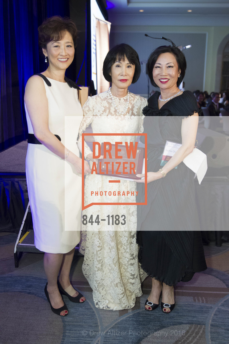 Karen Ha, Susan Koret, Sophia Oh-Kim, KACF-SF Inaugural Gala, Four Seasons. 757 Market St, San Francisco, CA 94103, May 7th, 2016, Photo #844-1183 Karen Ha, Susan Koret, Sophia Oh-Kim, Photo #844-1183