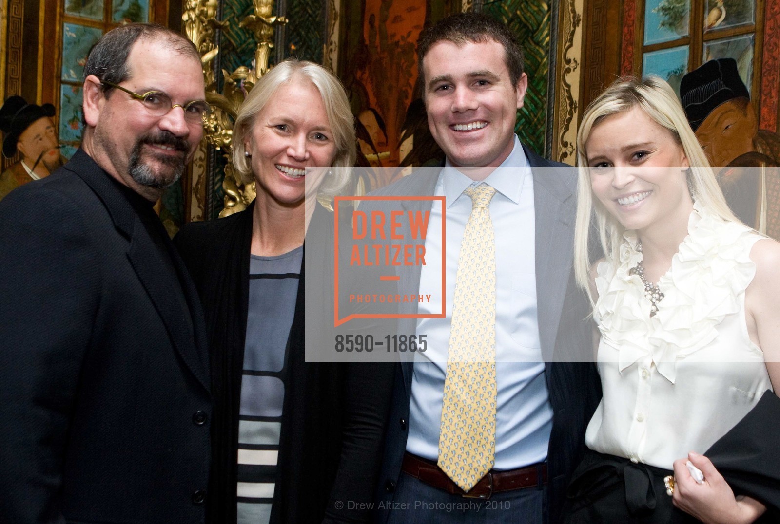 Douglas Thornley, Susan Lndquist, Pat Fitzgibbon, Katie Watts, Gettys Host SI Auction Salon with Chorus, US, October 23rd, 2010, Photo #8590-11865 Douglas Thornley, Susan Lndquist, Pat Fitzgibbon, Katie Watts, Photo #8590-11865