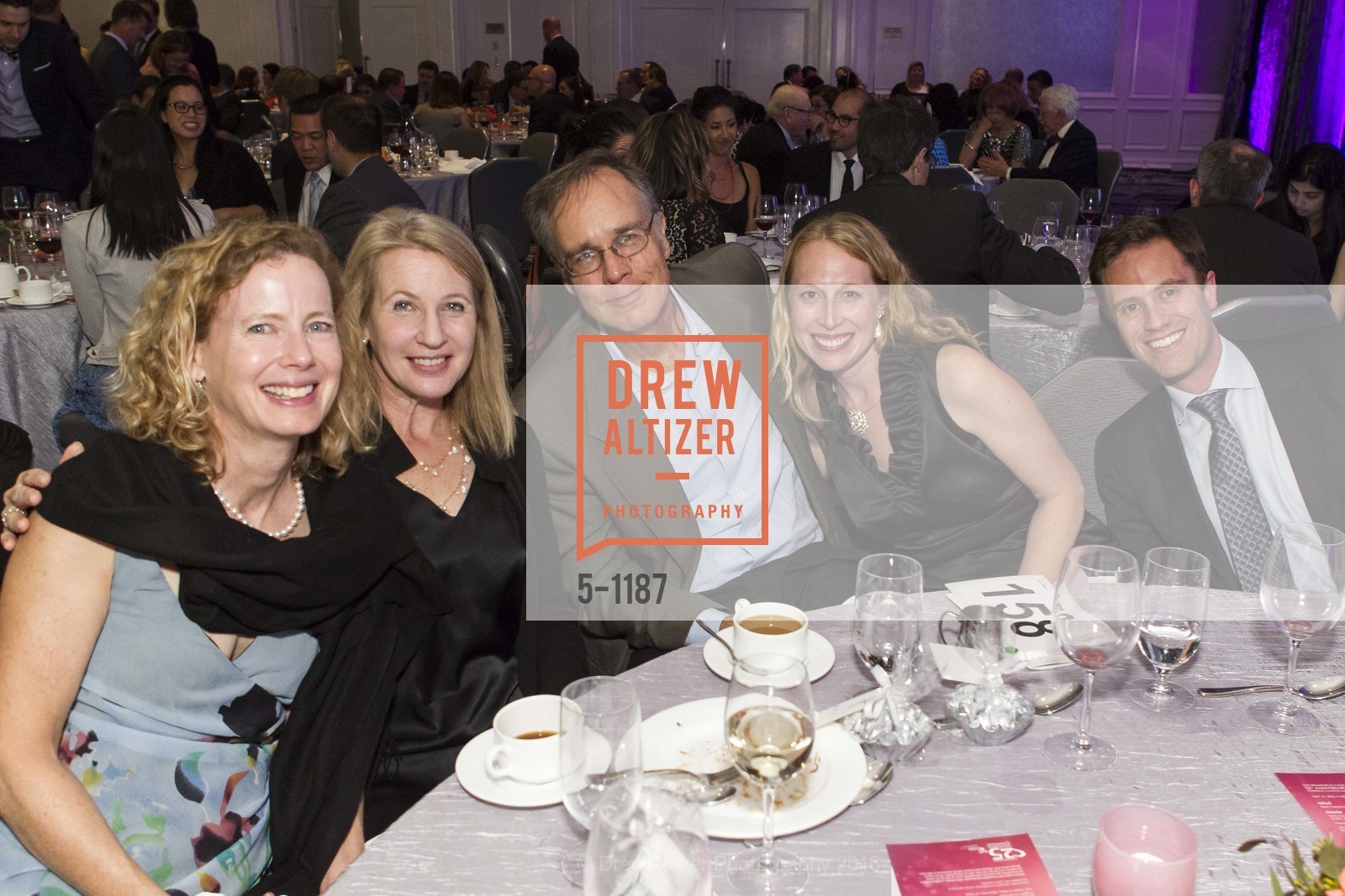 Katherine Kates, Ann Alpers, Jack Andrews, Carrie Davidson, Jeff Davidson, SFCASA 25th Anniversary Fostering Change Gala, The Ritz-Carlton. 600 Stockton St, May 13th, 2016, Photo #5-1187 Katherine Kates, Ann Alpers, Jack Andrews, Carrie Davidson, Jeff Davidson, Photo #5-1187