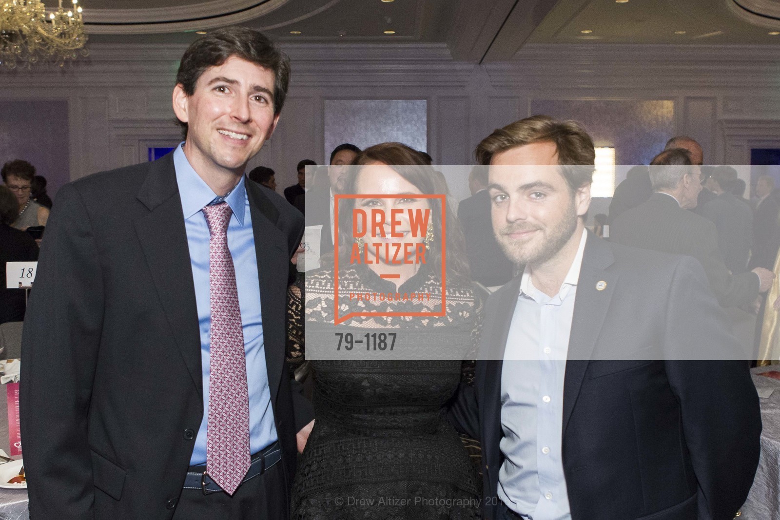 Andy Warner, Sarah Warner, Chris Goff, SFCASA 25th Anniversary Fostering Change Gala, The Ritz-Carlton. 600 Stockton St, May 13th, 2016, Photo #79-1187 Andy Warner, Sarah Warner, Chris Goff, Photo #79-1187
