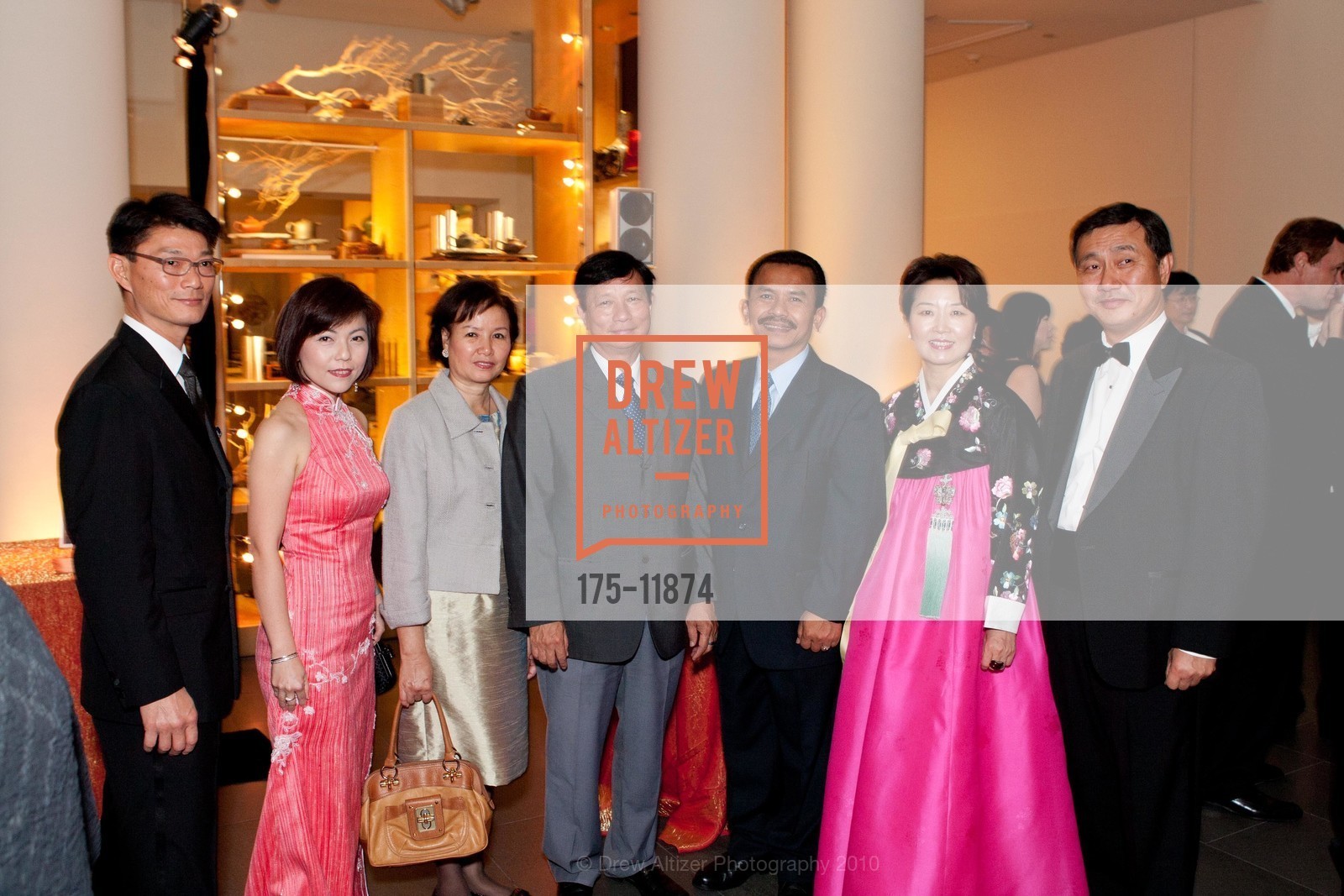 Hock Seng Chin, Julie Chin, Liem ?, Le Hung, Asiando Sinambela (Consul General of Indonesia), Jong Ran Park, Jeong Gwan Lee, Chuseok Gala at ASIAN ART MUSEUM, US, September 26th, 2010, Photo #175-11874 Hock Seng Chin, Julie Chin, Liem ?, Le Hung, Asiando Sinambela (Consul General of Indonesia), Jong Ran Park, Jeong Gwan Lee, Photo #175-11874