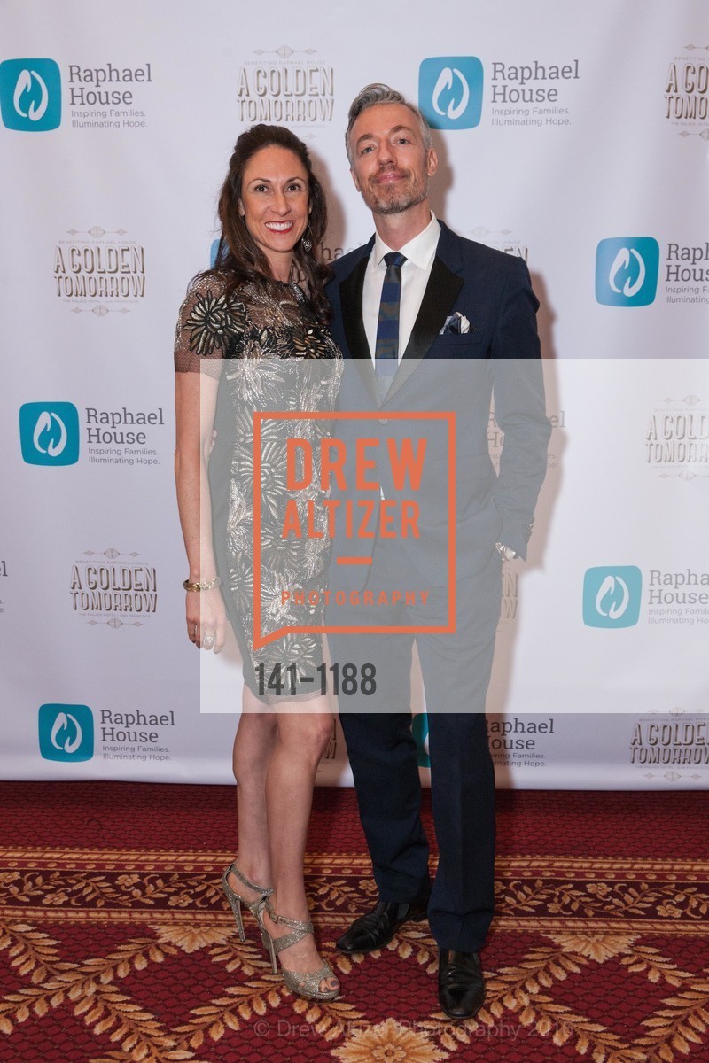 Christina Deeb, Alejandro Roberts, "A Golden Tomorrow" Raphael House's 19th Annual Gala, Palace Hotel. 2 New Montgomery, May 14th, 2016, Photo #141-1188 Christina Deeb, Alejandro Roberts, Photo #141-1188