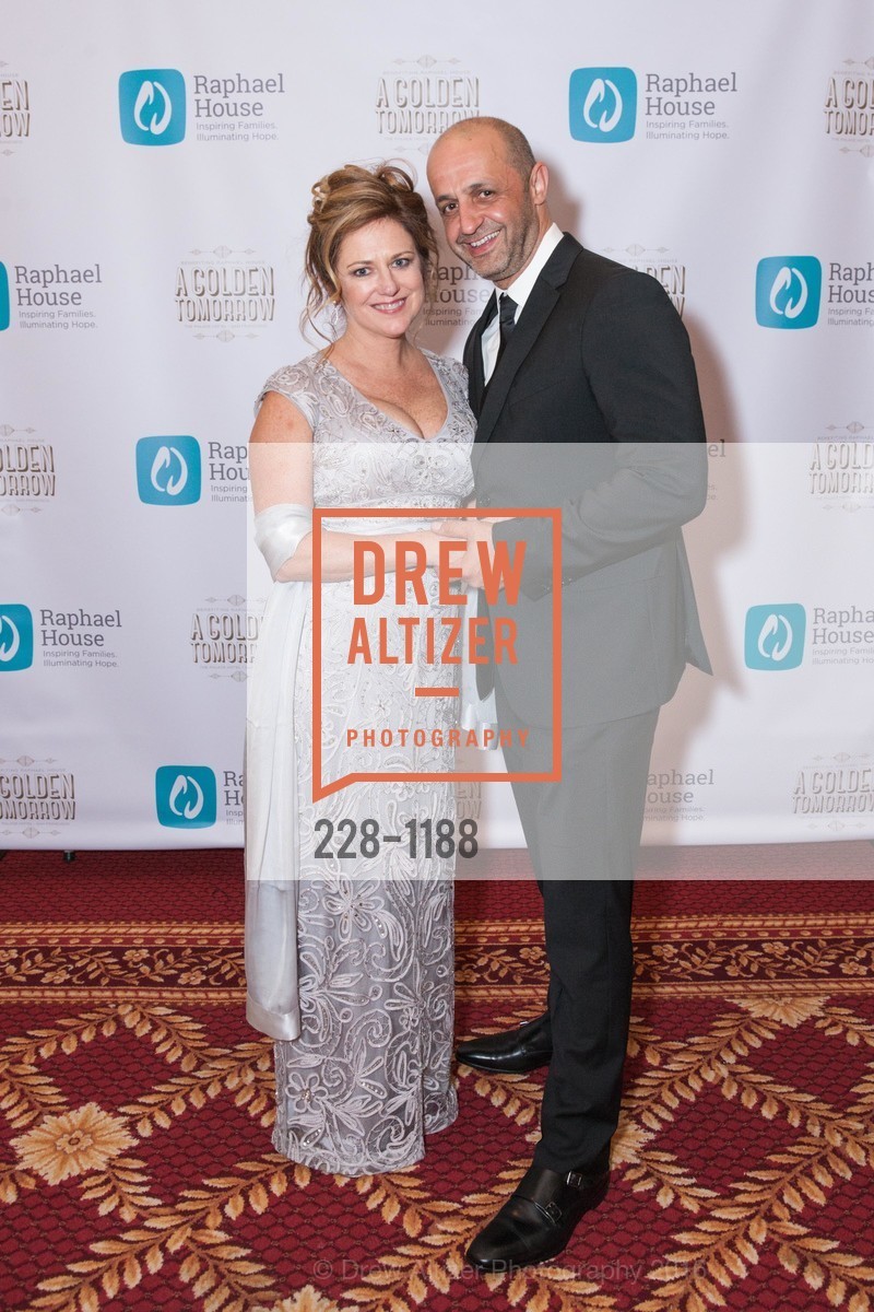 Wendy Riggs, George Lambropoulos, "A Golden Tomorrow" Raphael House's 19th Annual Gala, Palace Hotel. 2 New Montgomery, May 14th, 2016, Photo #228-1188 Wendy Riggs, George Lambropoulos, Photo #228-1188