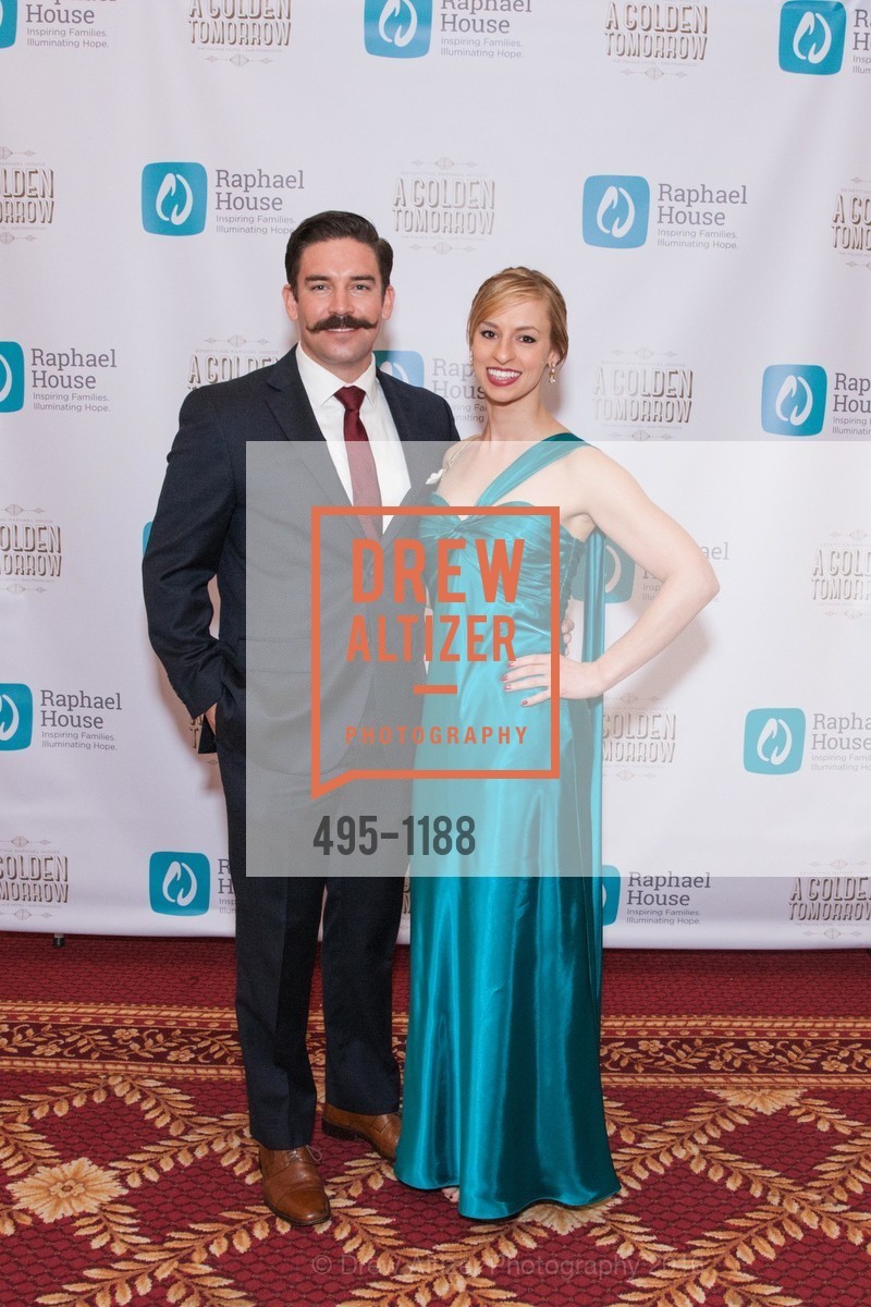 Chase Mendoza, Maya Mancuso, "A Golden Tomorrow" Raphael House's 19th Annual Gala, Palace Hotel. 2 New Montgomery, May 14th, 2016, Photo #495-1188 Chase Mendoza, Maya Mancuso, Photo #495-1188