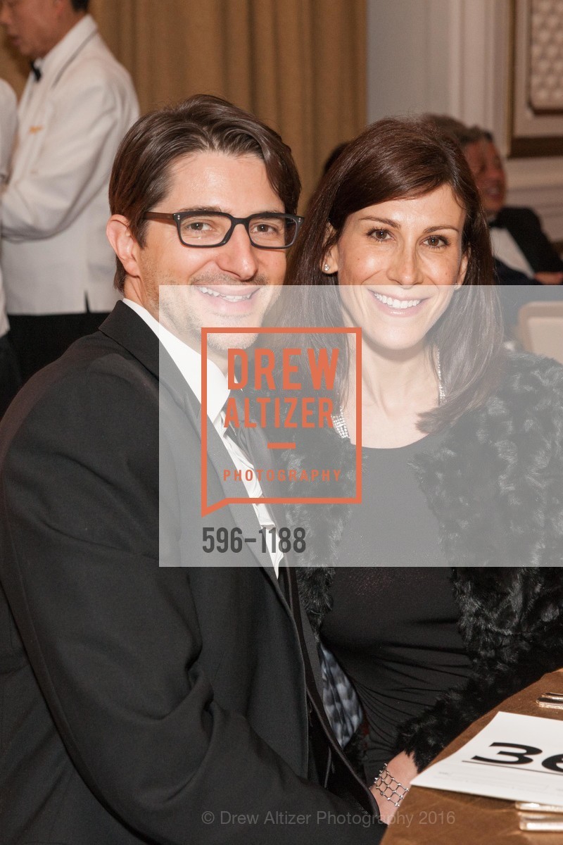 Alex Barza, Lindsay Cohen, "A Golden Tomorrow" Raphael House's 19th Annual Gala, Palace Hotel. 2 New Montgomery, May 14th, 2016, Photo #596-1188 Alex Barza, Lindsay Cohen, Photo #596-1188
