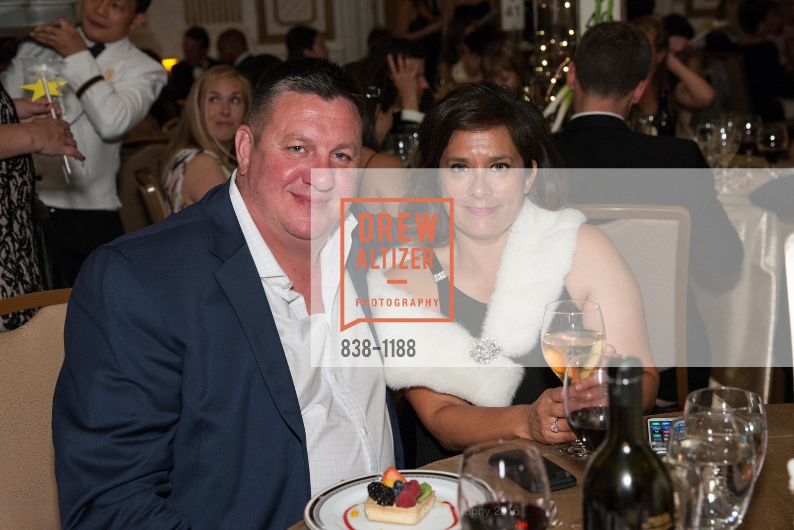 Simon Elliot, Stephanie Cavalaro Elliott, "A Golden Tomorrow" Raphael House's 19th Annual Gala, Palace Hotel. 2 New Montgomery, May 14th, 2016, Photo #838-1188 Simon Elliot, Stephanie Cavalaro Elliott, Photo #838-1188