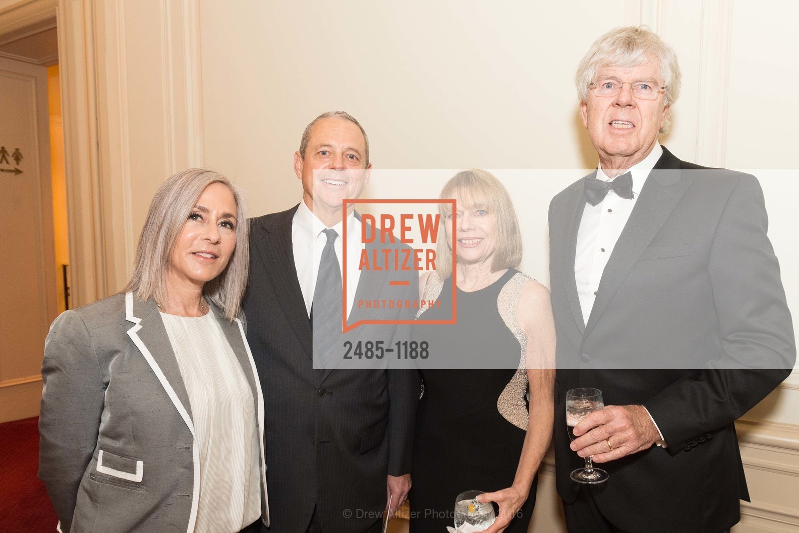 Susie Roy, Denis Roy, Kate Keating, Tom Miller, "A Golden Tomorrow" Raphael House's 19th Annual Gala, Palace Hotel. 2 New Montgomery, May 14th, 2016, Photo #2485-1188 Susie Roy, Denis Roy, Kate Keating, Tom Miller, Photo #2485-1188