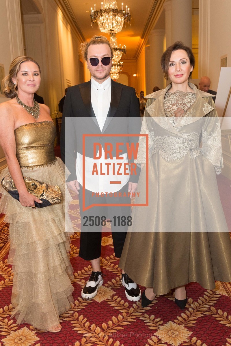 Judy Davies, Vasily Vein, Clara Shayevich, "A Golden Tomorrow" Raphael House's 19th Annual Gala, Palace Hotel. 2 New Montgomery, May 14th, 2016, Photo #2508-1188 Judy Davies, Vasily Vein, Clara Shayevich, Photo #2508-1188