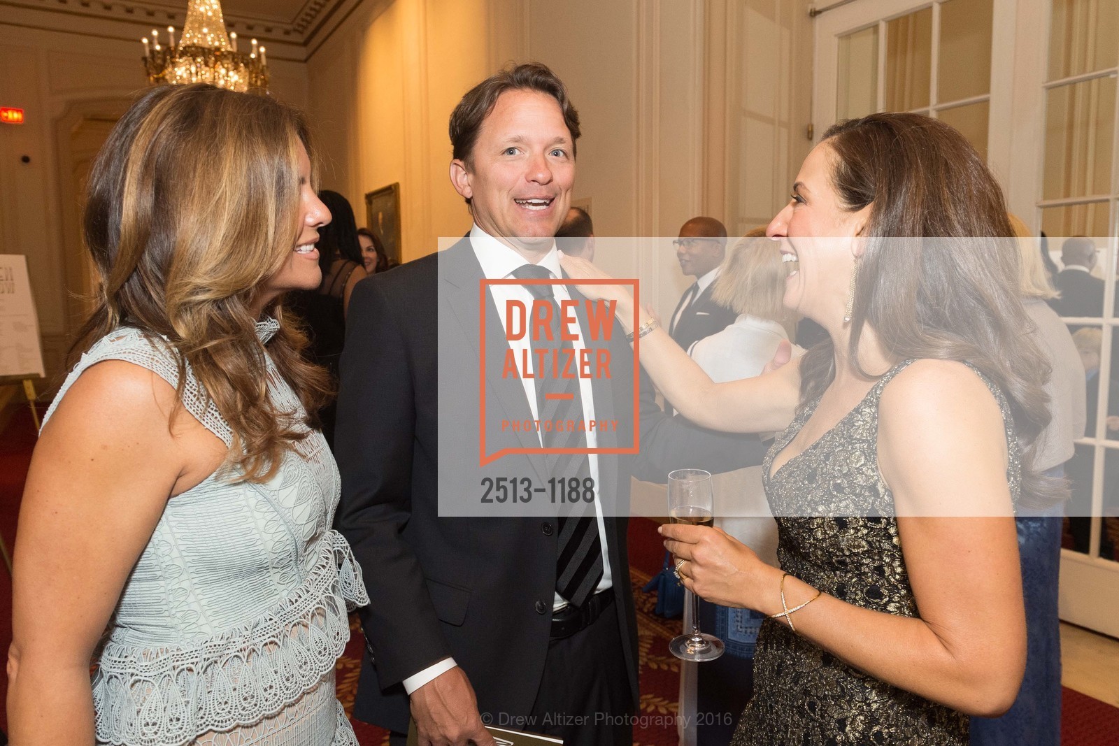 Tana Ward, John Ward, Victoria Dade, "A Golden Tomorrow" Raphael House's 19th Annual Gala, Palace Hotel. 2 New Montgomery, May 14th, 2016, Photo #2513-1188 Tana Ward, John Ward, Victoria Dade, Photo #2513-1188
