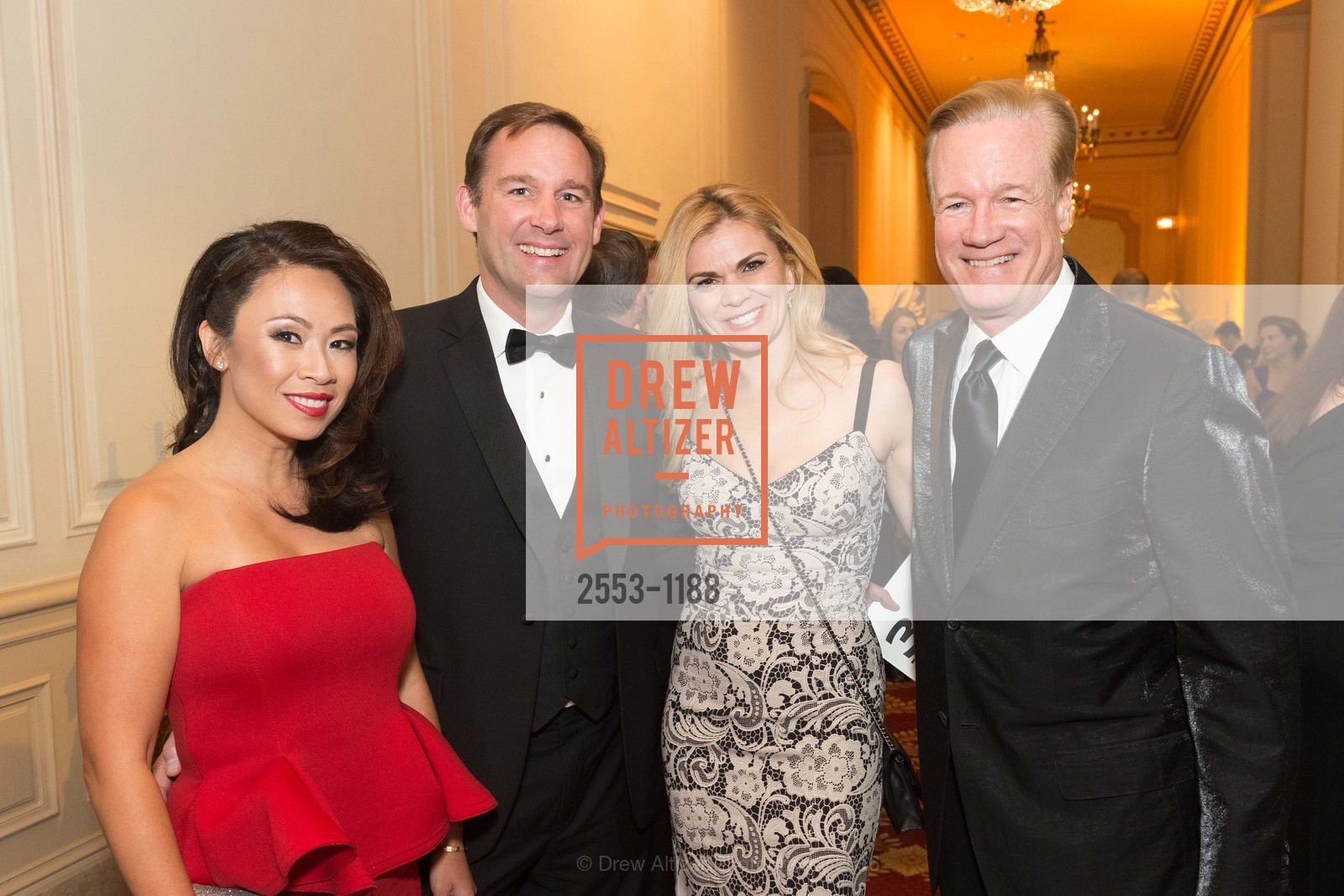 Nielma Hock, Kirby Hock, Brigitta Whiting, Mark Whiting, "A Golden Tomorrow" Raphael House's 19th Annual Gala, Palace Hotel. 2 New Montgomery, May 14th, 2016, Photo #2553-1188 Nielma Hock, Kirby Hock, Brigitta Whiting, Mark Whiting, Photo #2553-1188