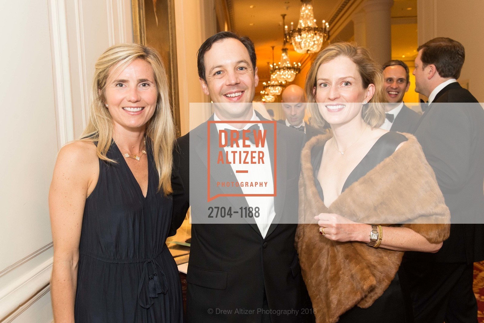 Ashley Waltemath, Bill Garrett, Victoria Garrett, "A Golden Tomorrow" Raphael House's 19th Annual Gala, Palace Hotel. 2 New Montgomery, May 14th, 2016, Photo #2704-1188 Ashley Waltemath, Bill Garrett, Victoria Garrett, Photo #2704-1188