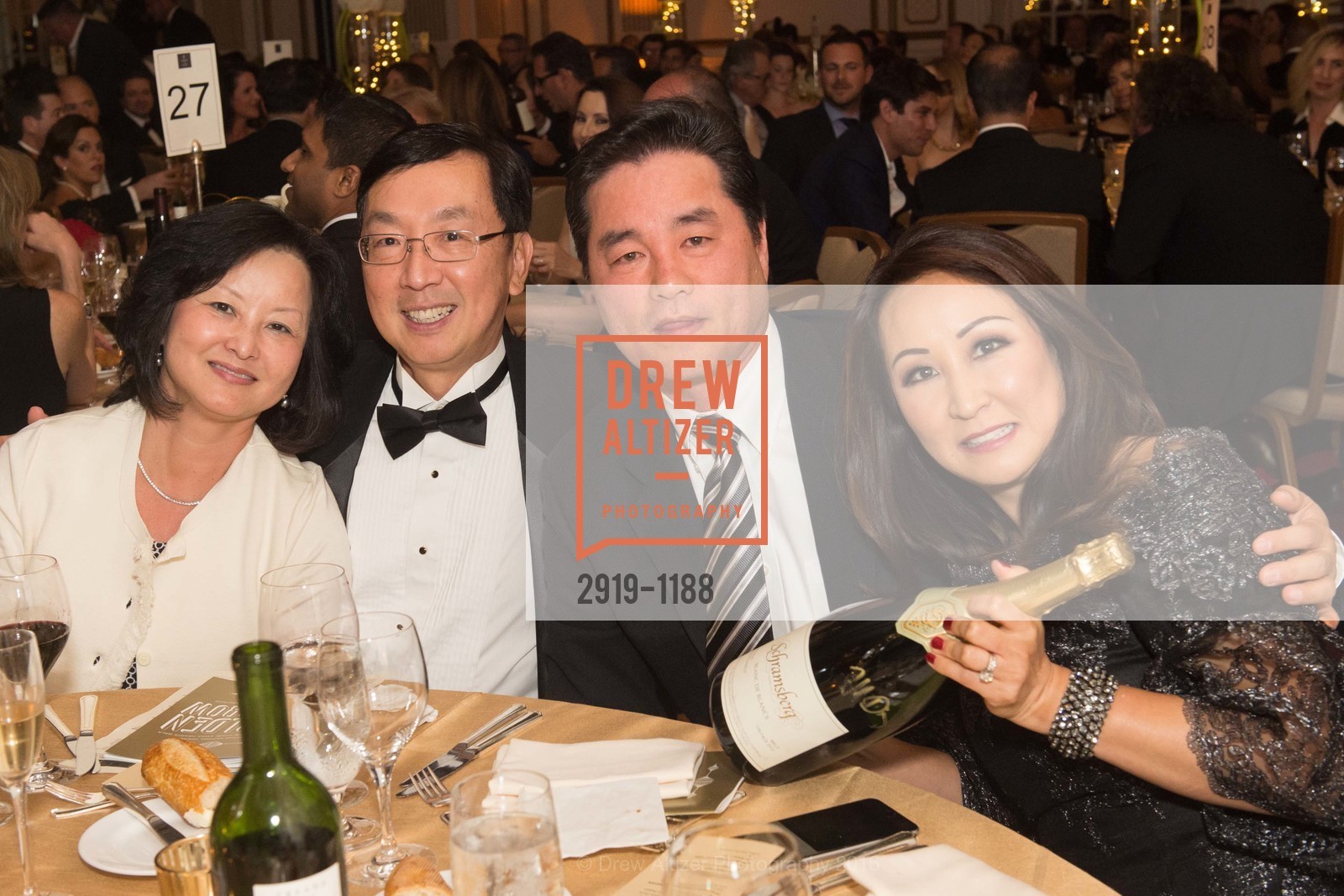 Jennifer Han, David Kang, Thomas Pak, Lisa Kang, "A Golden Tomorrow" Raphael House's 19th Annual Gala, Palace Hotel. 2 New Montgomery, May 14th, 2016, Photo #2919-1188 Jennifer Han, David Kang, Thomas Pak, Lisa Kang, Photo #2919-1188