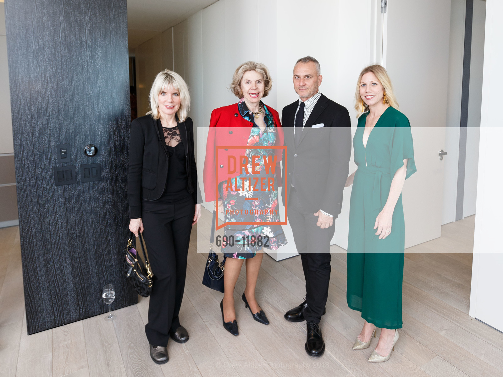 Carol Hather, Catharina Swanstrom, Charles de Lisle, Michelle Mele, 181 Fremont Grand Opening, 181 Fremont. 181 Fremont, May 10th, 2018, Photo #690-11882 Carol Hather, Catharina Swanstrom, Charles de Lisle, Michelle Mele, Photo #690-11882