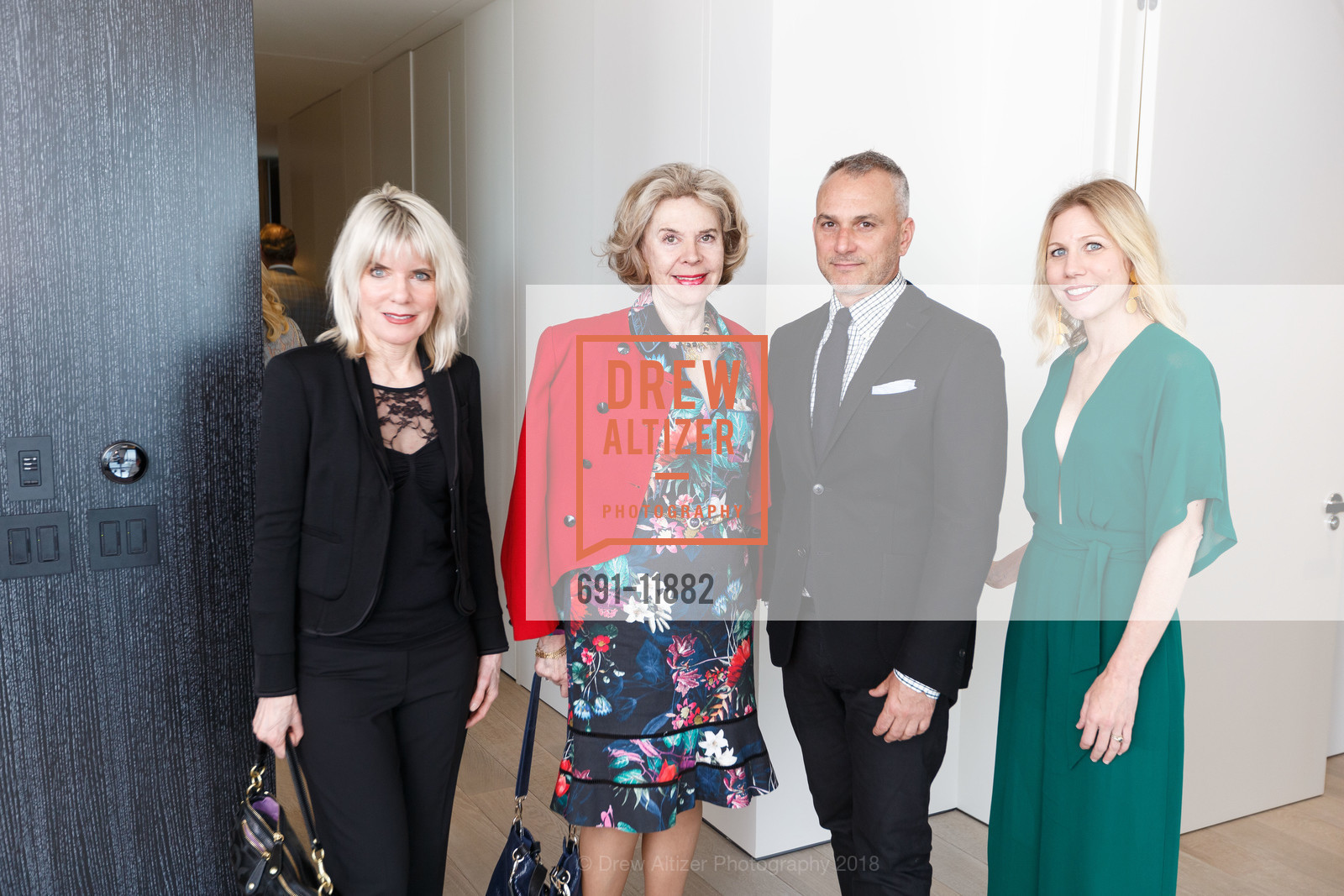 Carol Hather, Catharina Swanstrom, Charles de Lisle, Michelle Mele, 181 Fremont Grand Opening, 181 Fremont. 181 Fremont, May 10th, 2018, Photo #691-11882 Carol Hather, Catharina Swanstrom, Charles de Lisle, Michelle Mele, Photo #691-11882