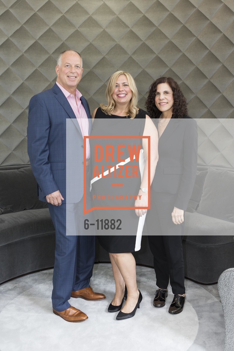 Matt Lituchy, Kelly DeWees, Janette D'Elia, 181 Fremont Grand Opening, 181 Fremont. 181 Fremont, May 10th, 2018, Photo #6-11882 Matt Lituchy, Kelly DeWees, Janette D'Elia, Photo #6-11882