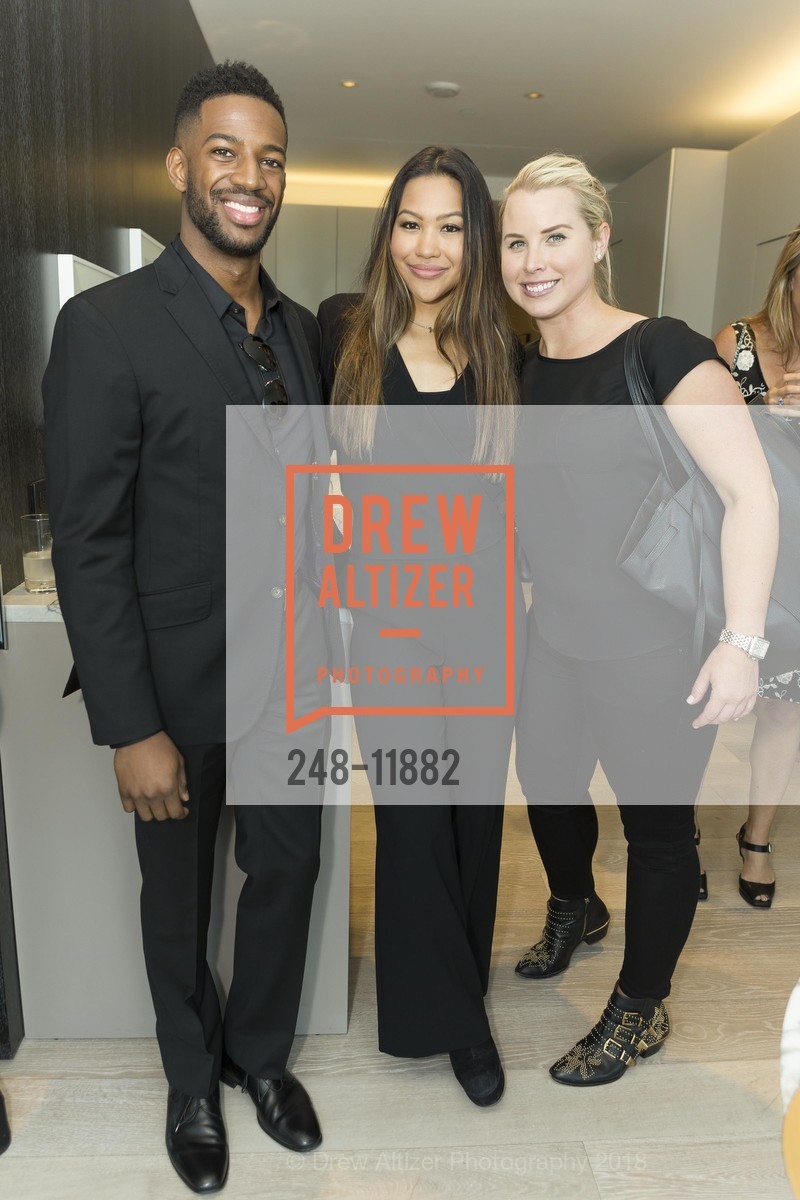 Tyler Willis, Ana Cruz, Isabelle Orvell, 181 Fremont Grand Opening, 181 Fremont. 181 Fremont, May 10th, 2018, Photo #248-11882 Tyler Willis, Ana Cruz, Isabelle Orvell, Photo #248-11882