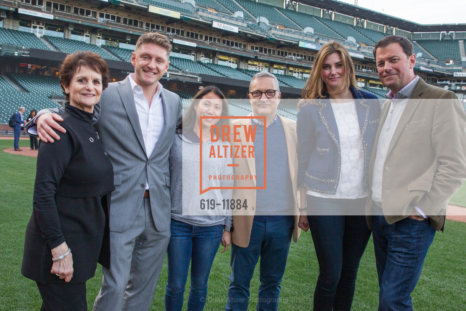 Dianne, Easton, Kyle Silwerski, Linda Hi-Huynh, Jennifer McDonough, Adam McDonough, Step Up To The Plate for Leadership San Francisco, AT&T Park, May 10th, 2018, Photo #619-11884 Dianne, Easton, Kyle Silwerski, Linda Hi-Huynh, Jennifer McDonough, Adam McDonough, Photo #619-11884
