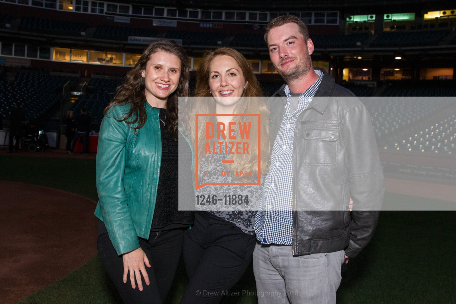 Annette Poliwka, Channing Hussey, Sean Olson, Step Up To The Plate for Leadership San Francisco, AT&T Park, May 10th, 2018, Photo #1246-11884 Annette Poliwka, Channing Hussey, Sean Olson, Photo #1246-11884
