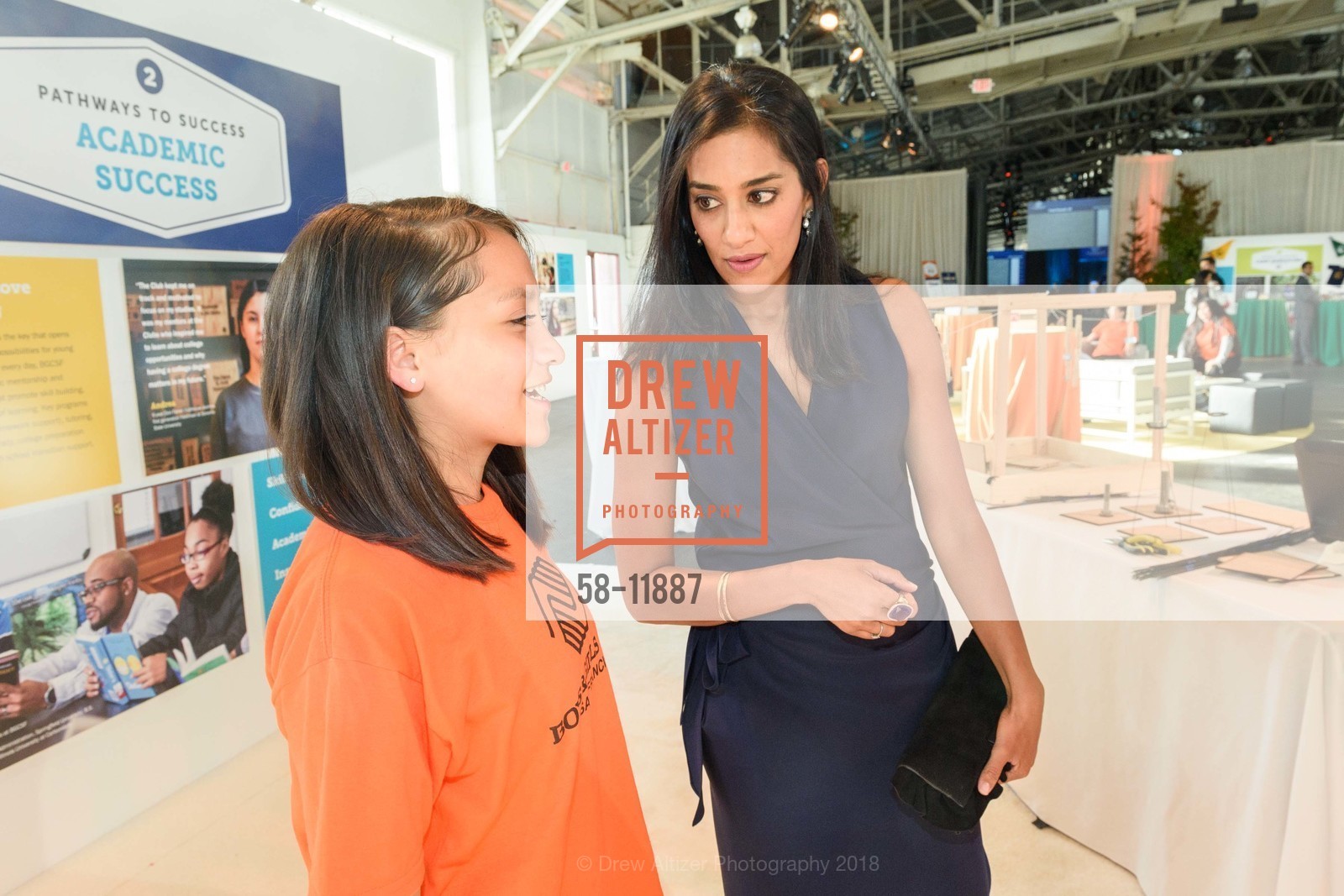 Tatiana Farias, Sapna Boze, Boys & Girls Clubs of San Francisco Annual Gala, Fort Mason Festival Pavilion. 2 Marina Blvd, San Francisco, CA 94123, May 11th, 2018, Photo #58-11887 Tatiana Farias, Sapna Boze, Photo #58-11887