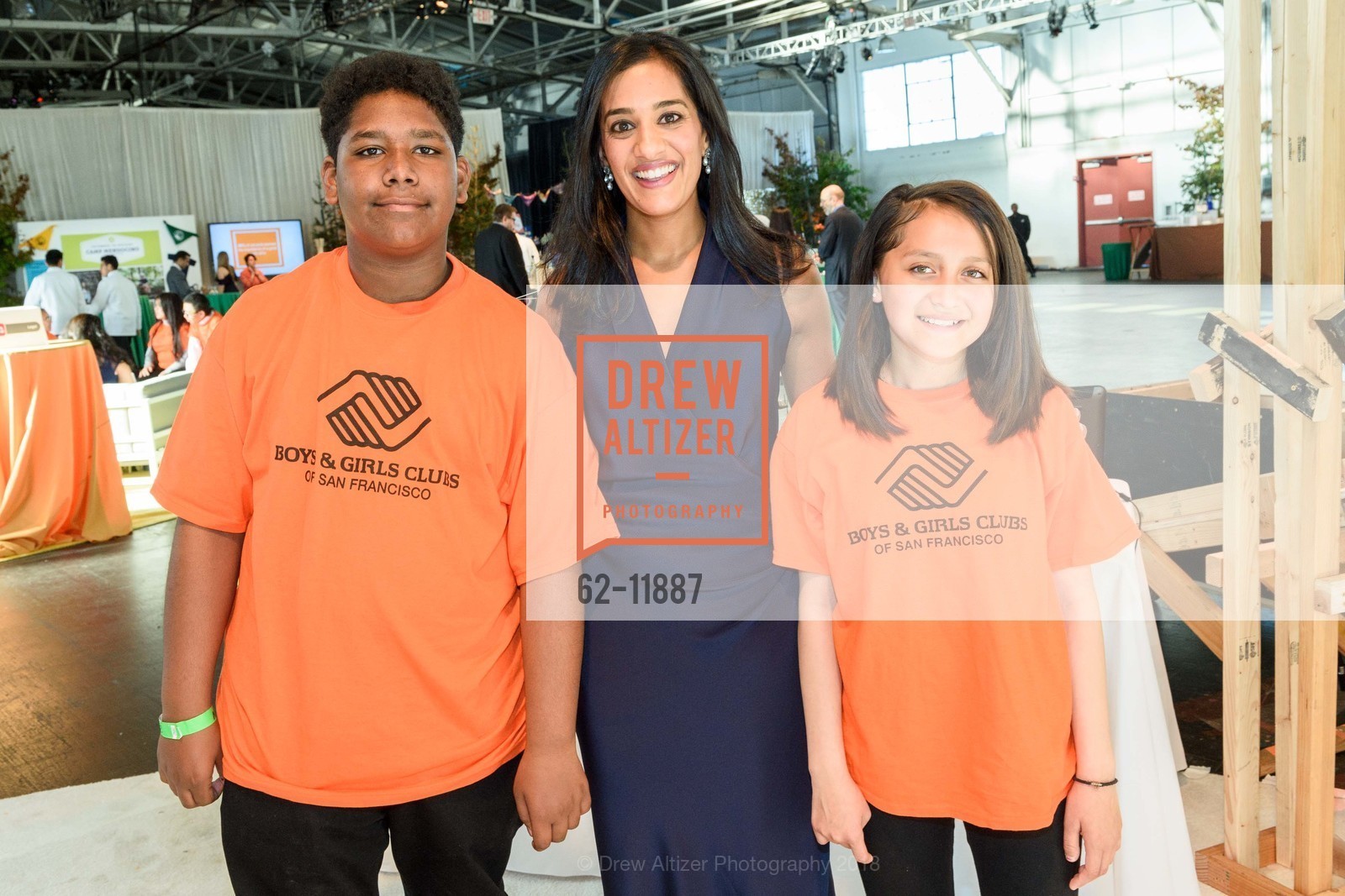 Anthony Fernandez, Sapna Boze, Tatiana Farias, Boys & Girls Clubs of San Francisco Annual Gala, Fort Mason Festival Pavilion. 2 Marina Blvd, San Francisco, CA 94123, May 11th, 2018, Photo #62-11887 Anthony Fernandez, Sapna Boze, Tatiana Farias, Photo #62-11887