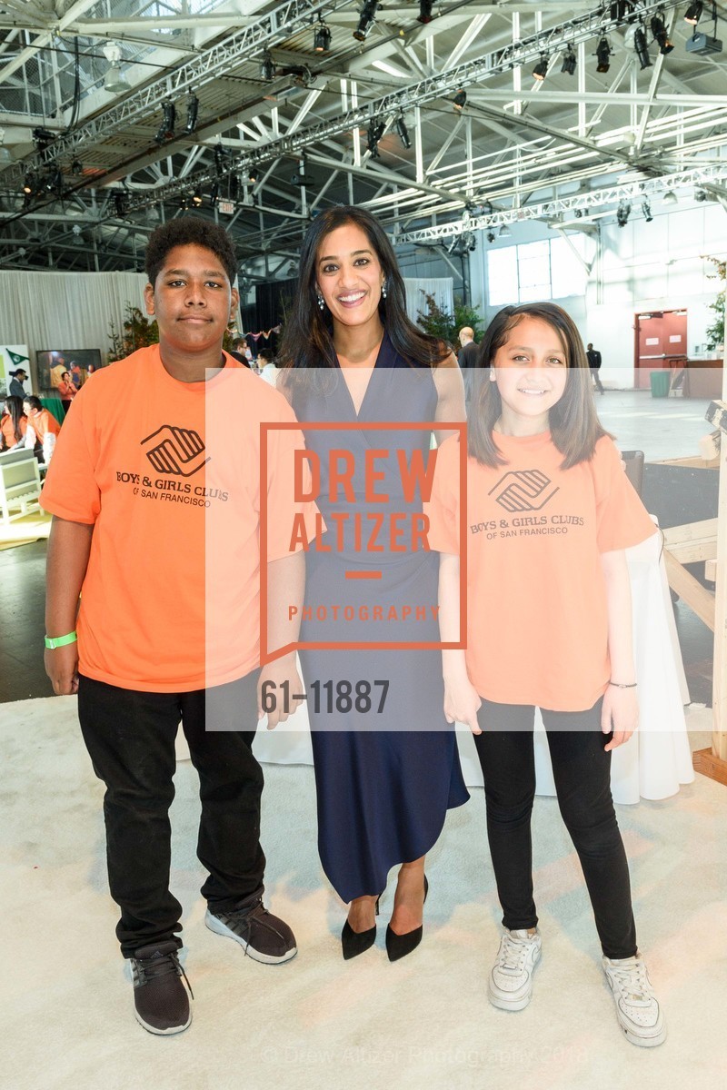Anthony Fernandez, Sapna Boze, Tatiana Farias, Boys & Girls Clubs of San Francisco Annual Gala, Fort Mason Festival Pavilion. 2 Marina Blvd, San Francisco, CA 94123, May 11th, 2018, Photo #61-11887 Anthony Fernandez, Sapna Boze, Tatiana Farias, Photo #61-11887