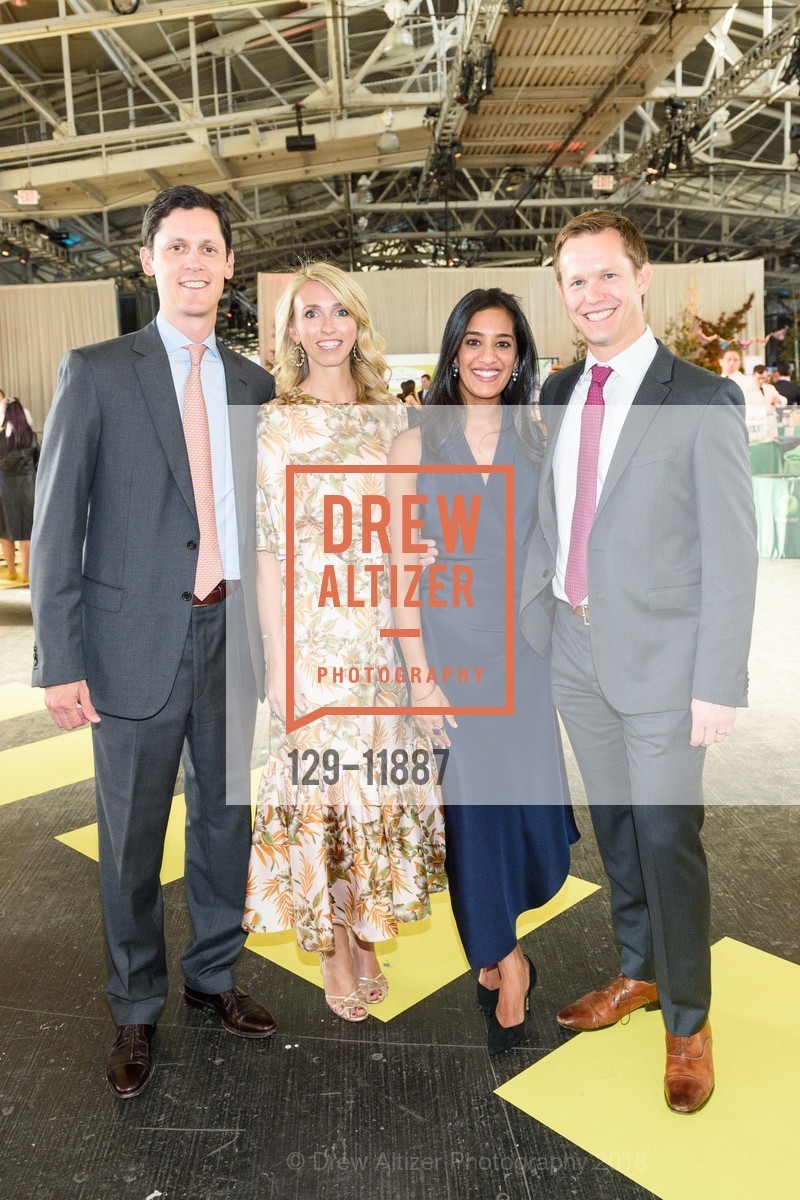 Justin Reyna, Melissa Reyna, Sapna Boze, Brandon Boze, Boys & Girls Clubs of San Francisco Annual Gala, Fort Mason Festival Pavilion. 2 Marina Blvd, San Francisco, CA 94123, May 11th, 2018, Photo #129-11887 Justin Reyna, Melissa Reyna, Sapna Boze, Brandon Boze, Photo #129-11887