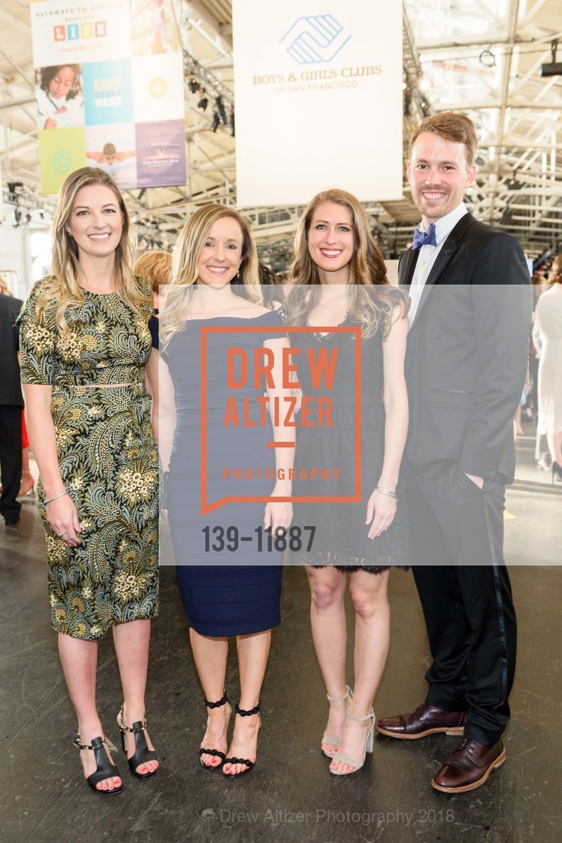Kristen Nelson, Trish Jeneczek, Brooke Nelson, Ari Sigal, Boys & Girls Clubs of San Francisco Annual Gala, Fort Mason Festival Pavilion. 2 Marina Blvd, San Francisco, CA 94123, May 11th, 2018, Photo #139-11887 Kristen Nelson, Trish Jeneczek, Brooke Nelson, Ari Sigal, Photo #139-11887